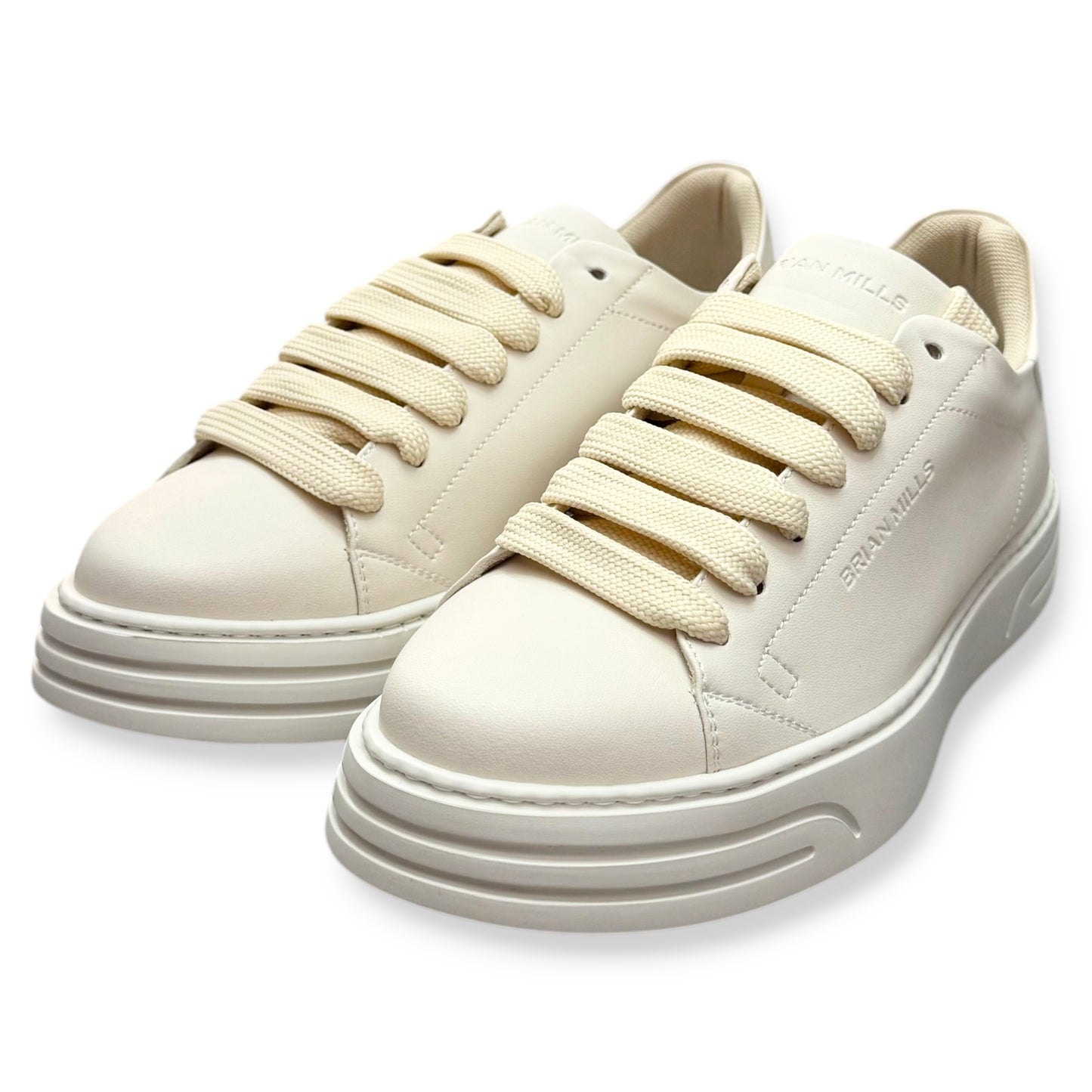 BRIAN MILLS- Scarpe Uomo, mod.573, Col.Panna