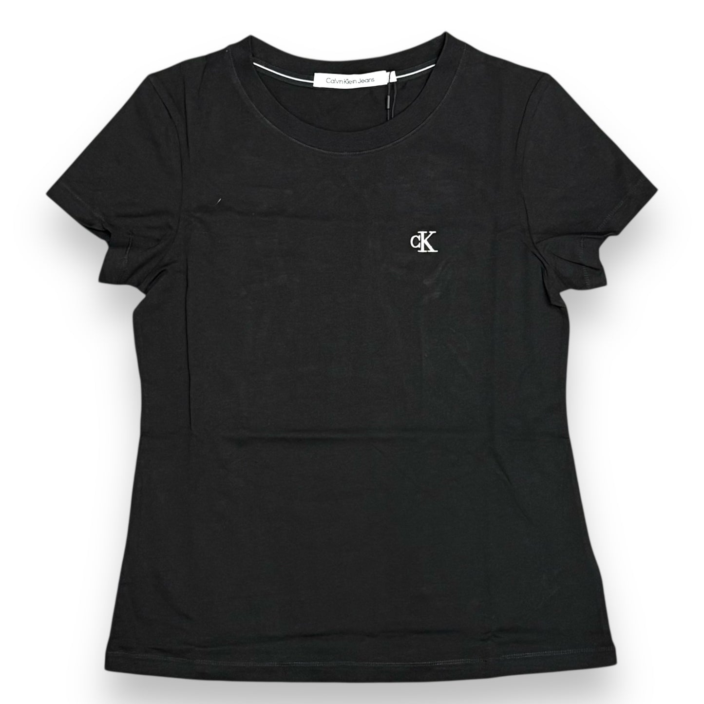 T-Shirt CALVIN KLEIN con logo lato cuore Slim Fit, Col.Nero