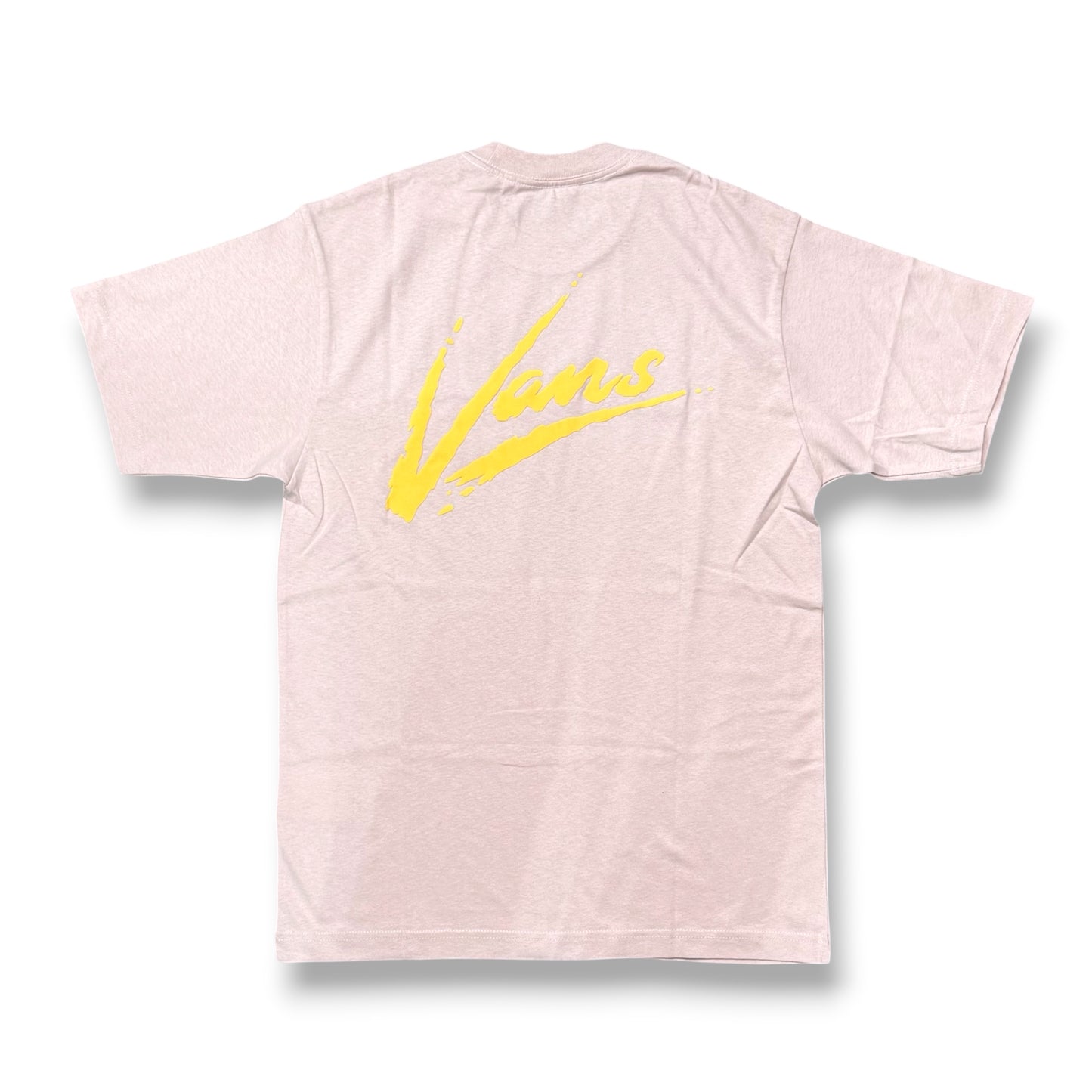 VANS- T-Shirt Uomo, Loose Fit con logo lato cuore e sulla schiena, Col.Rosa