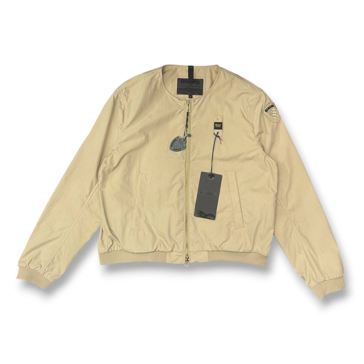 BLAUER- Giubbotto Donna in cotone, col.Beige (SS23)