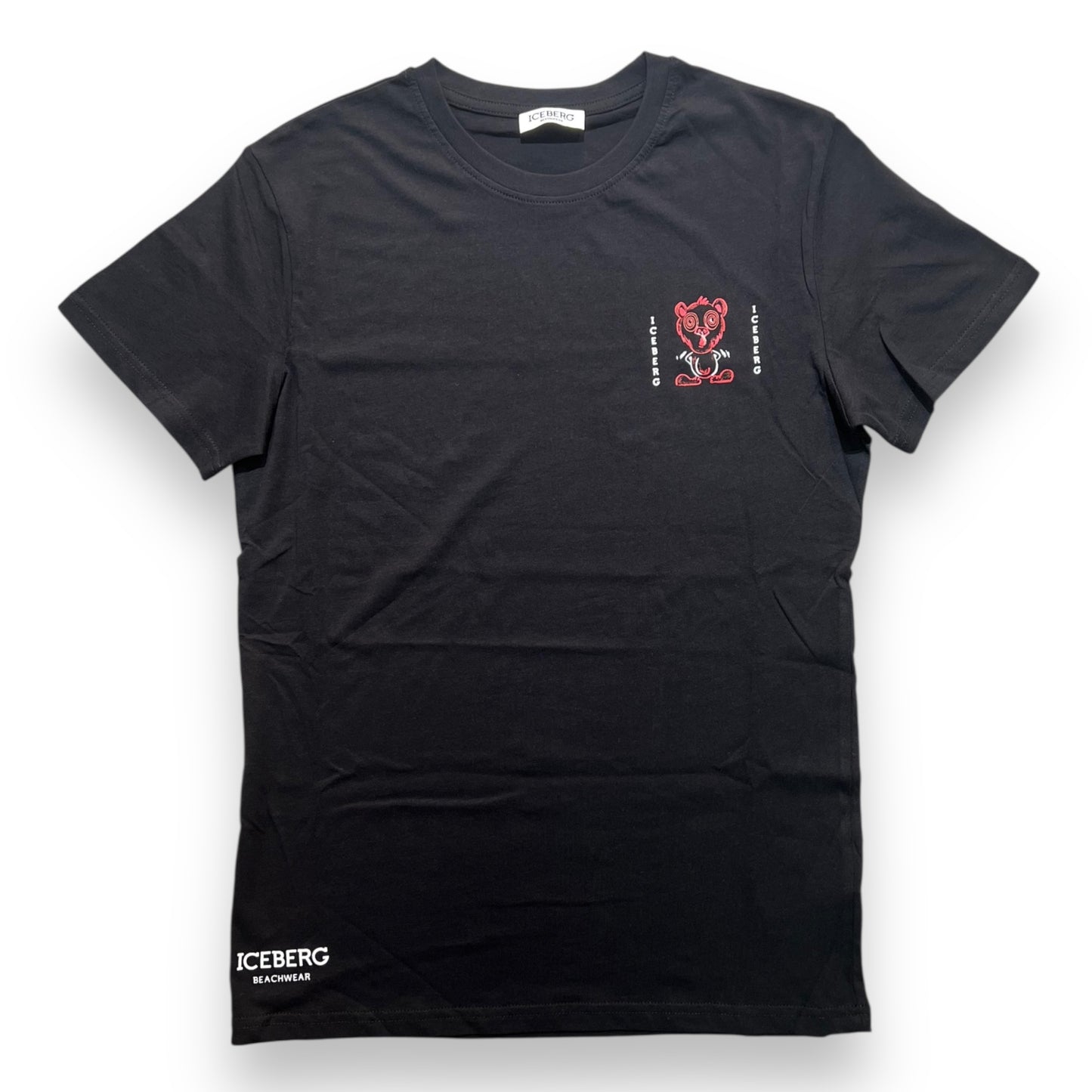 T-shirt ICEBERG, con stampa lato cuore, Col.Nero (Copia)