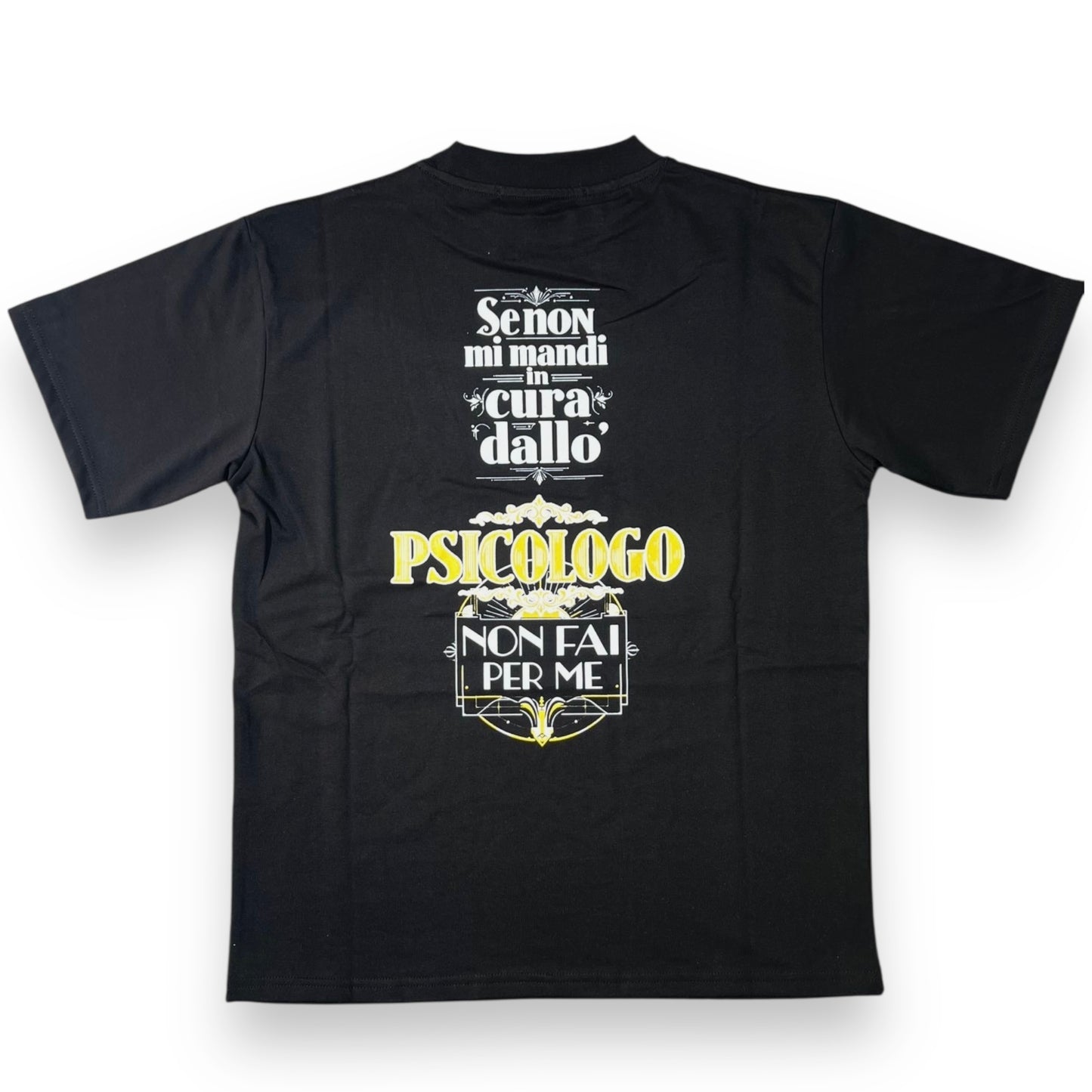 T-shirt VSNOZERO MOD.PSICOLOGO, Col.Nero