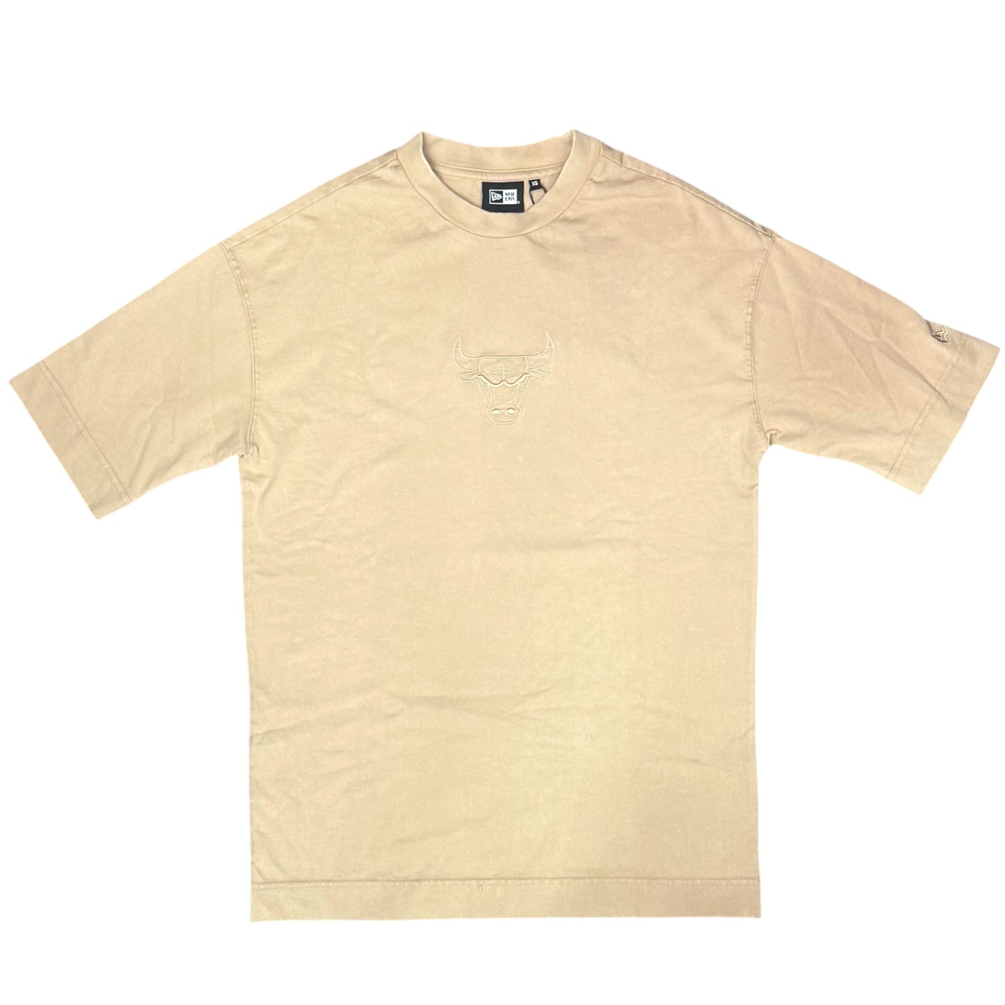 NEW ERA - T-Shirt Uomo CHICAGO BULLS, Col.Beige