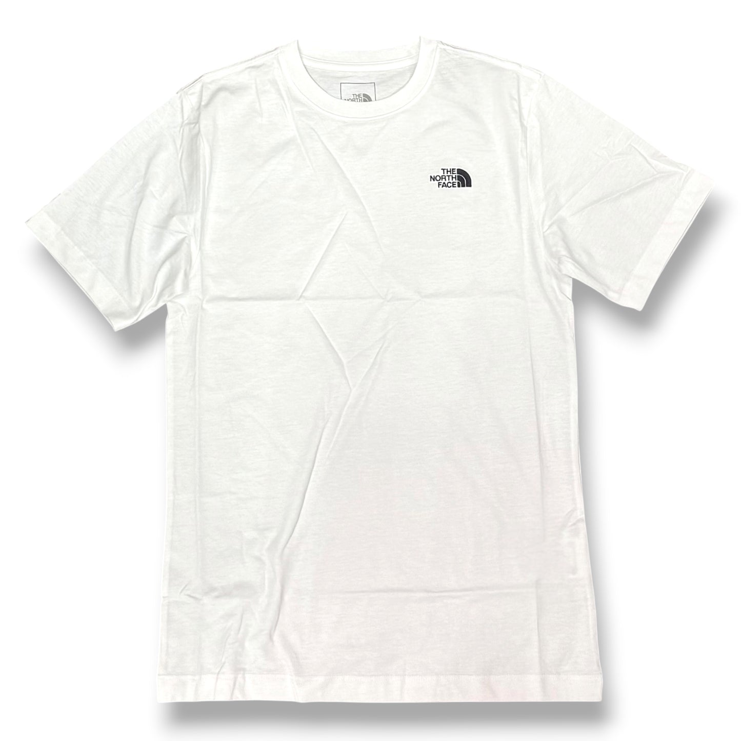 THE NORTH FACE- T-Shirt Uomo con logo ricamato lato cuore, Col.Bianco