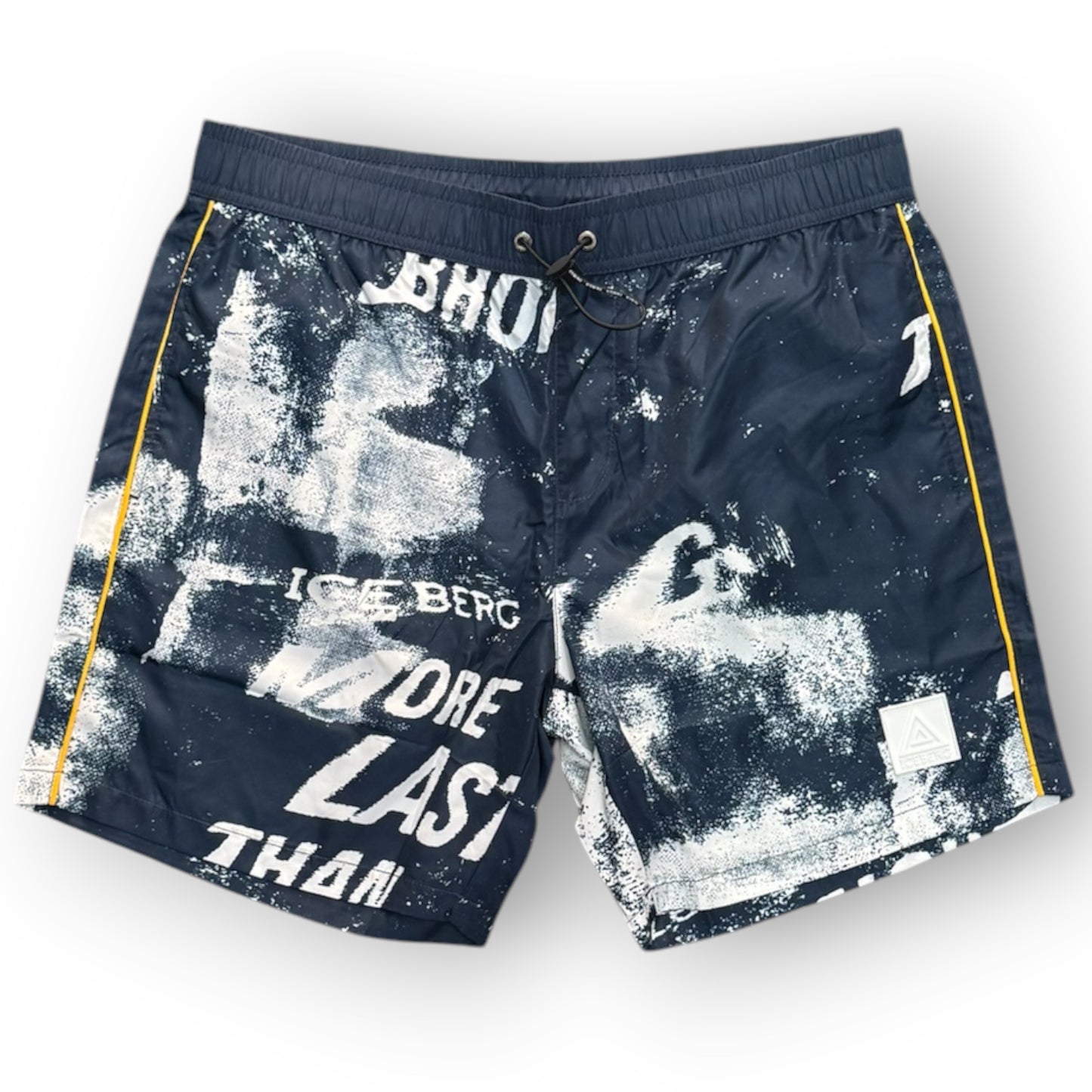 ICEBERG BEACHWEAR- Costume Uomo, con stampa, col.Blu