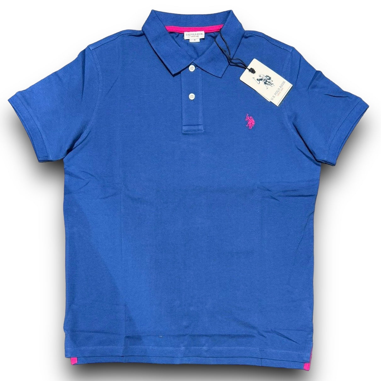 Polo U.S.POLO ASSN. since 1890 Uomo in piquet, RegulrFit, mod.Basic, col.Avion