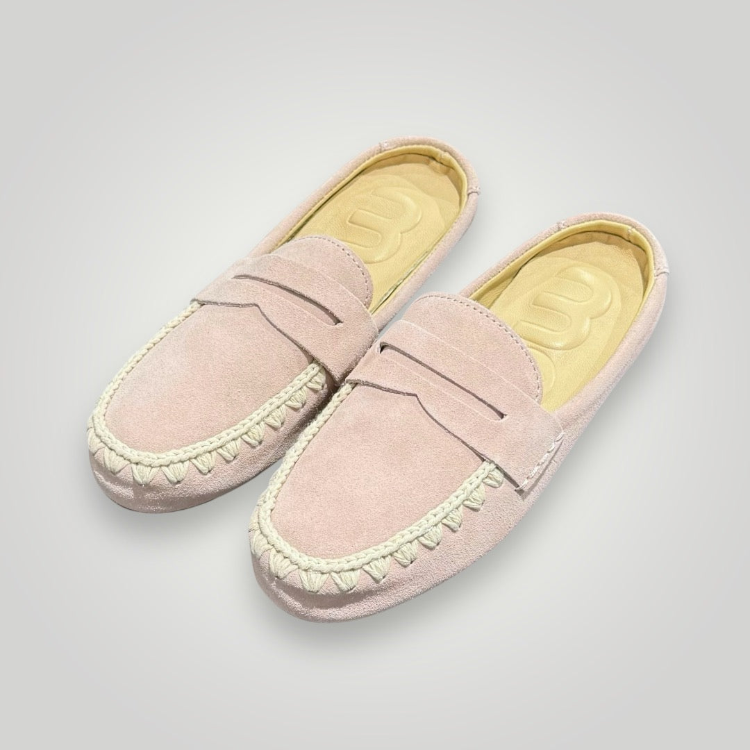 Scarpe MOU Donna scamosciata, col.Cipria
