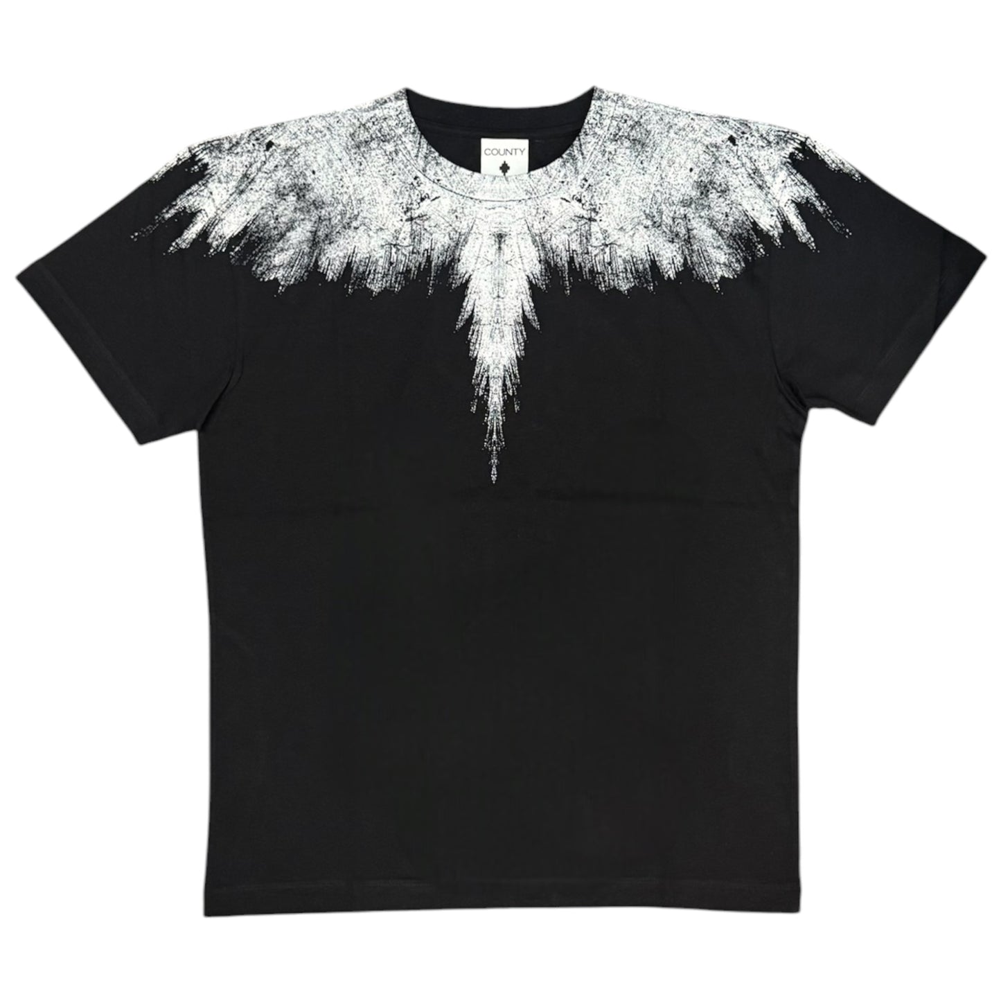 COUNTY OF MILAN- T-Shirt Uomo, (veste comoda), Col.Nero