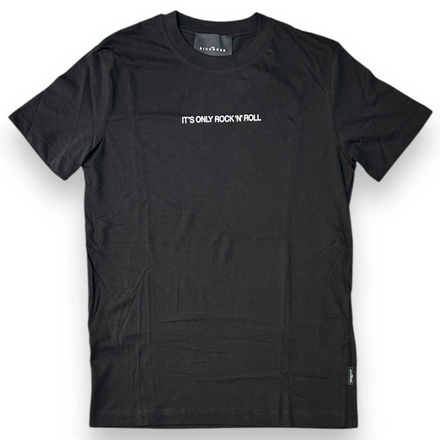 T-shirt RICHMOND Uomo, con stampa frontale piccola, Col.Nero (it's only rock 'n'roll)
