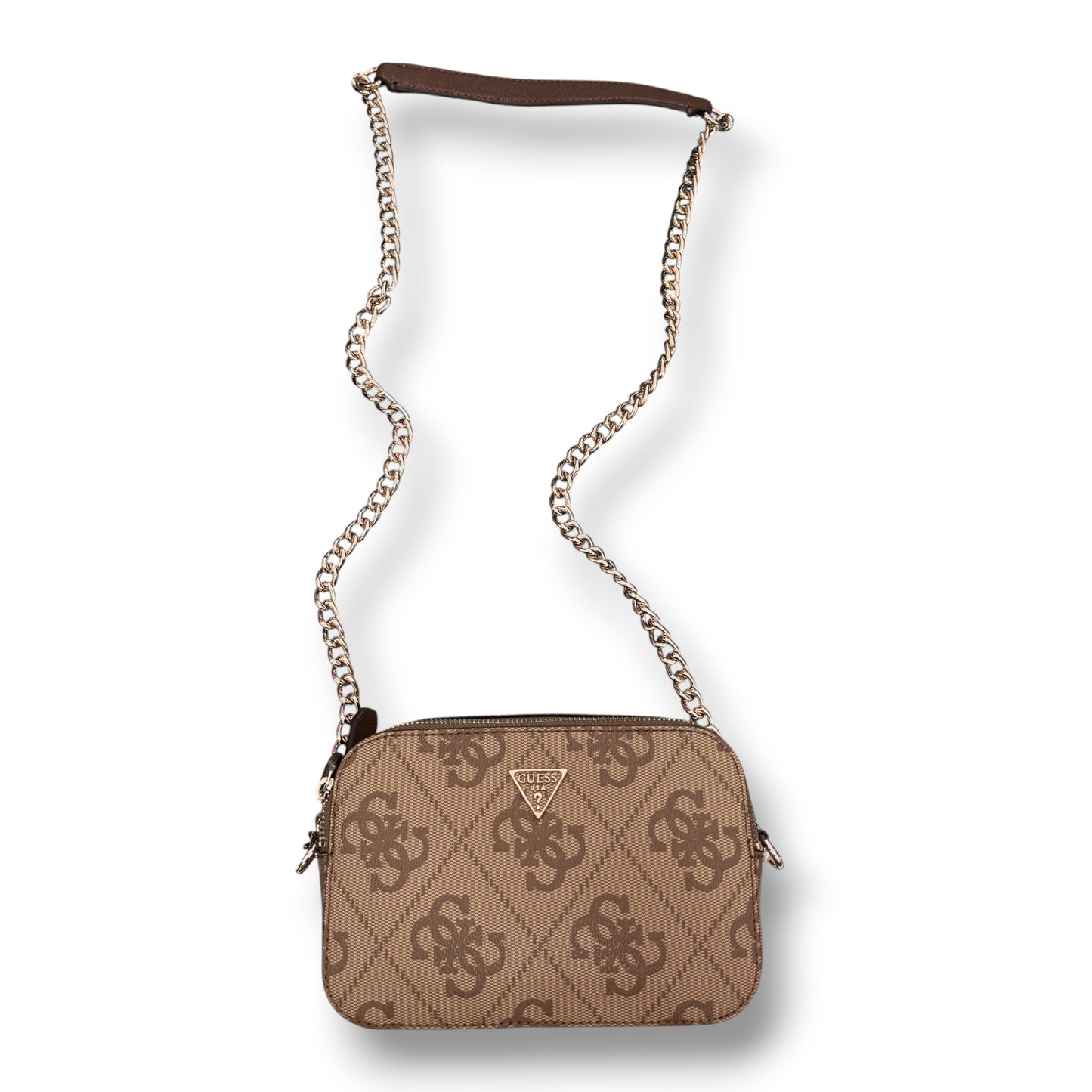 GUESS- Borsa Donna, Group:NOELLE II, Col.LATTE LOGO/BROWN