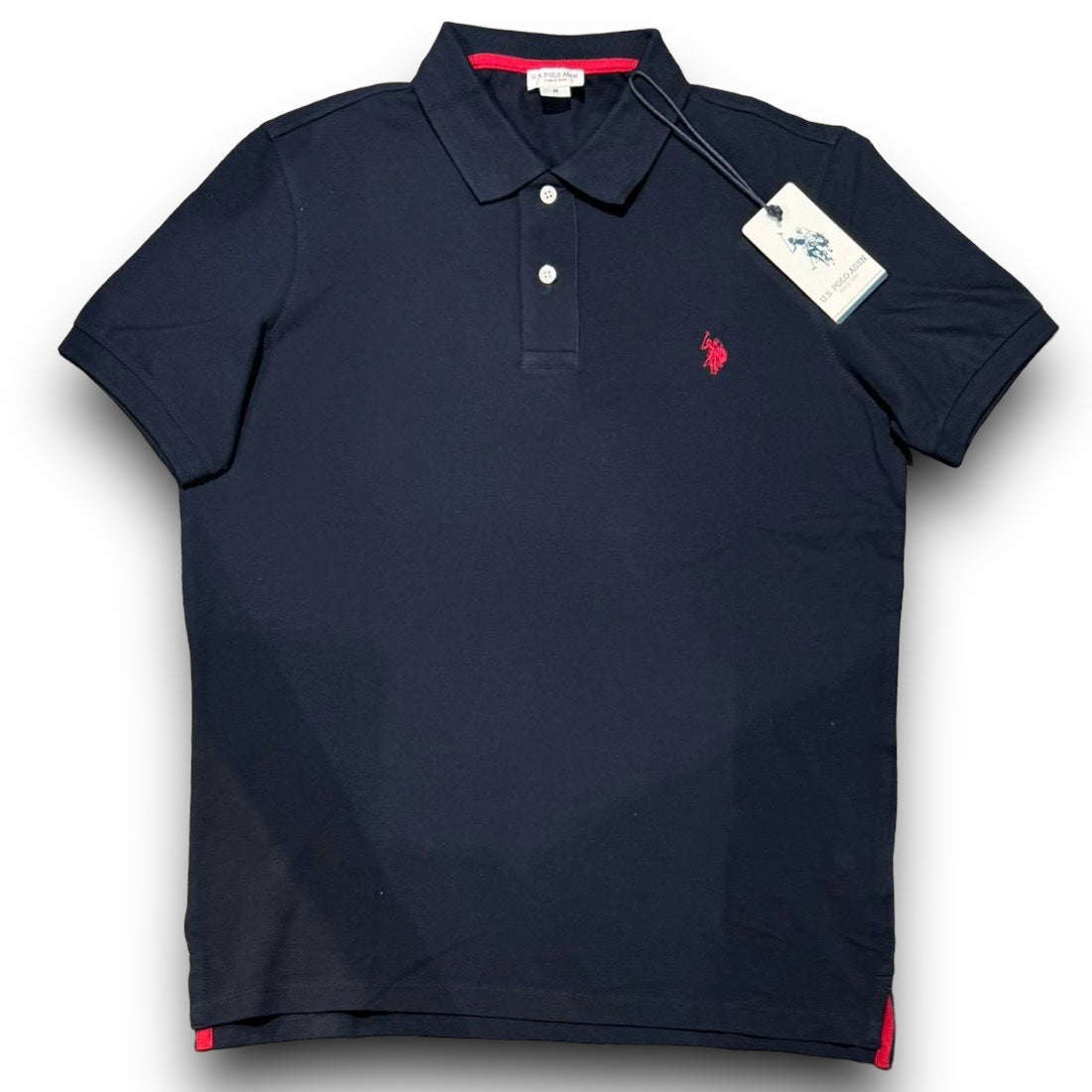 Polo U.S.POLO ASSN. since 1890 Uomo in piquet, RegulrFit, mod.Basic, col.Blu