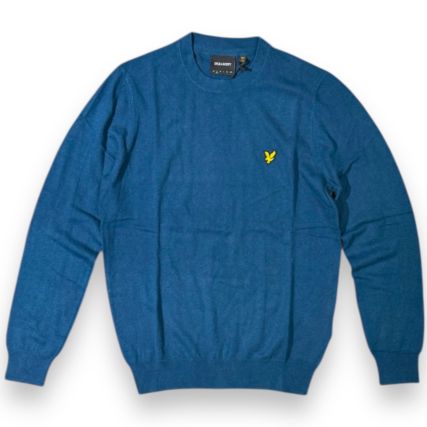 Maglioncino LYLE & SCOTT Uomo, 70% Cotone - 30% Lana Merino, col.Apres Navy