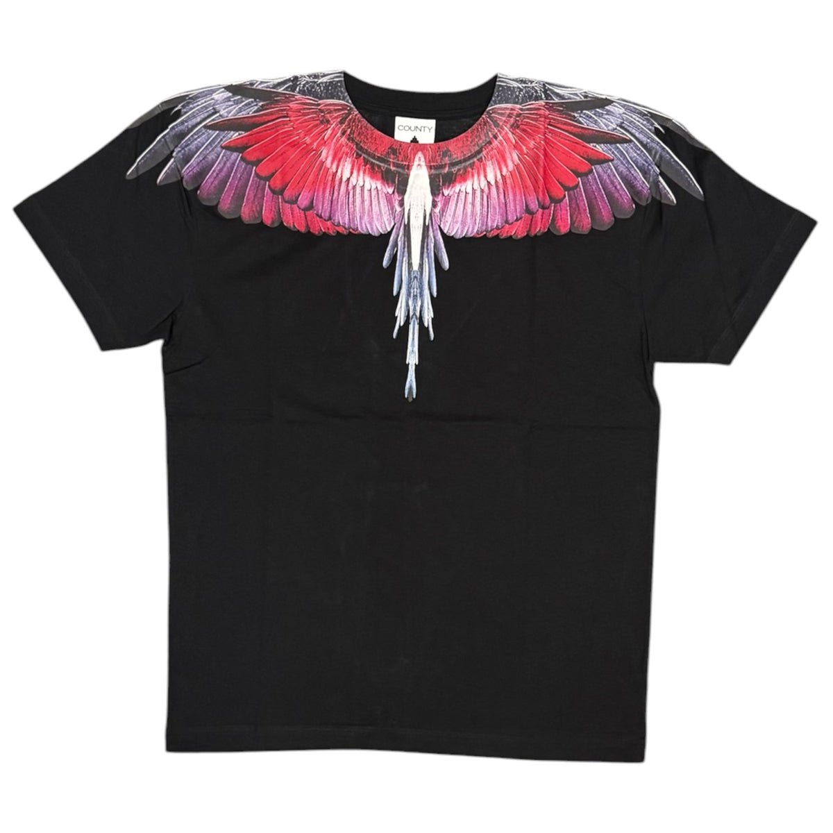 COUNTY OF MILAN- T-Shirt Uomo, (veste comoda), Col.Nero