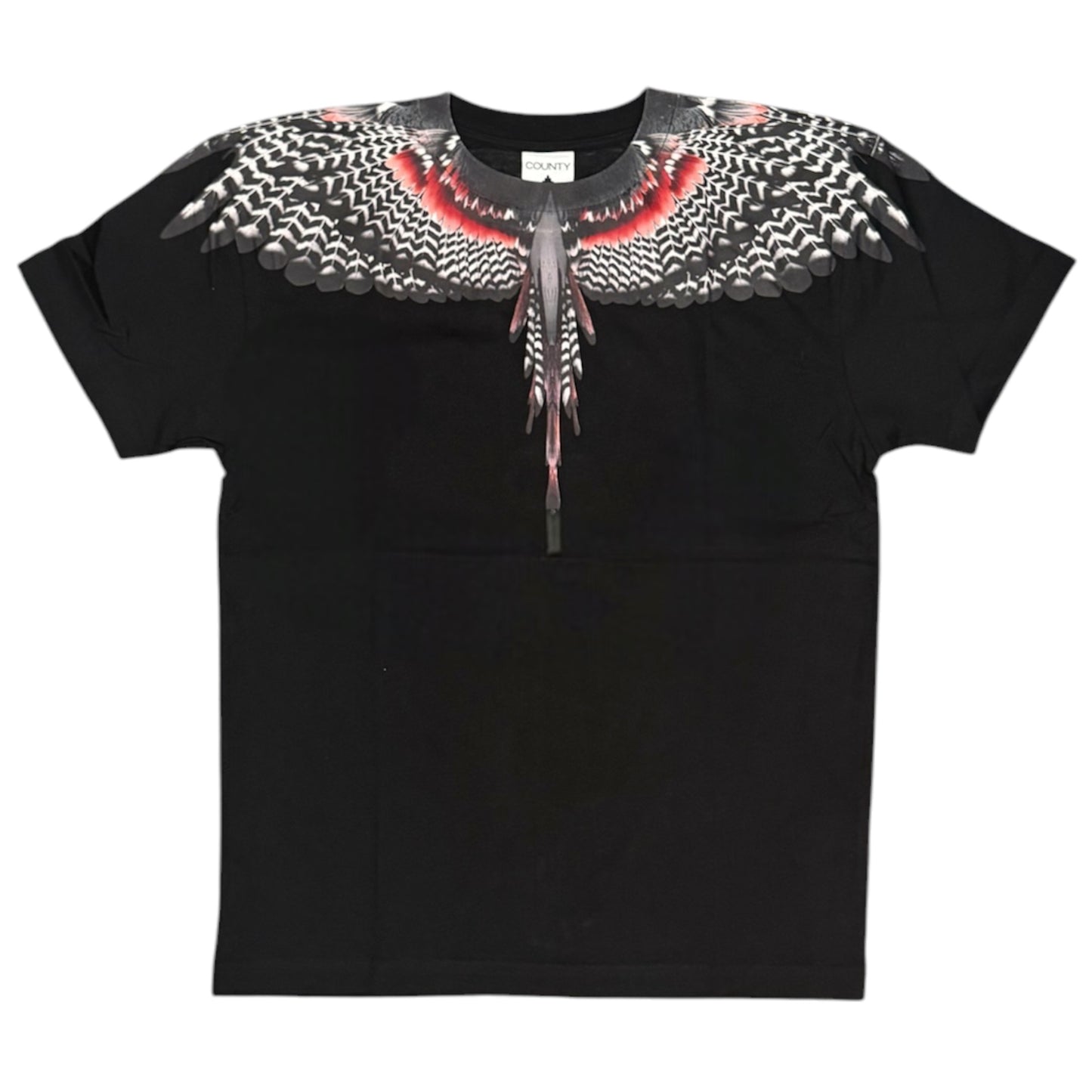 COUNTY OF MILAN- T-Shirt Uomo, (veste comoda), Col.Nero
