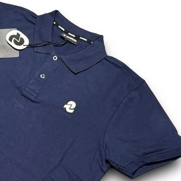 Polo INVICTA Uomo piquet, RegulrFit, col.blu notte