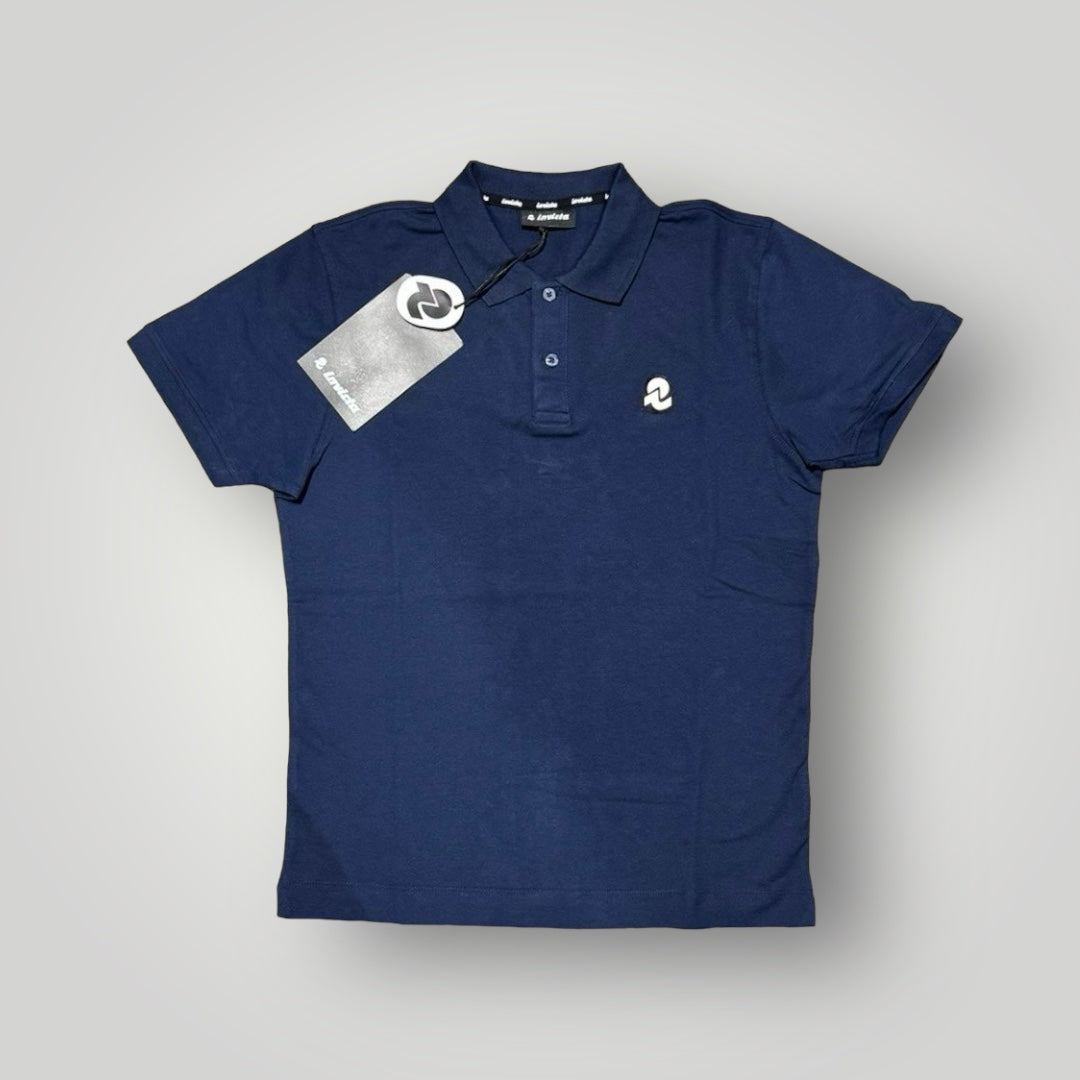 Polo INVICTA Uomo piquet, RegulrFit, col.blu notte