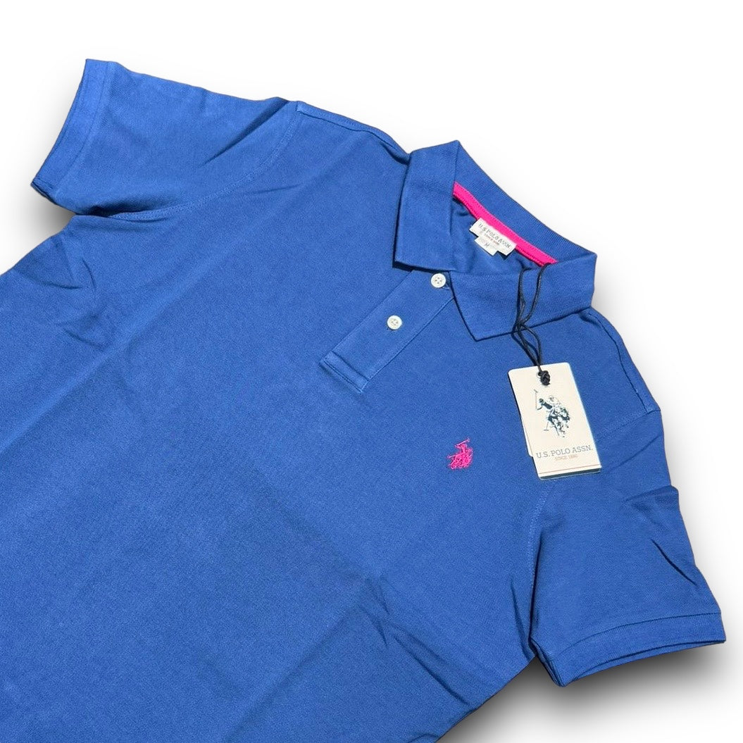 Polo U.S.POLO ASSN. since 1890 Uomo in piquet, RegulrFit, mod.Basic, col.Avion
