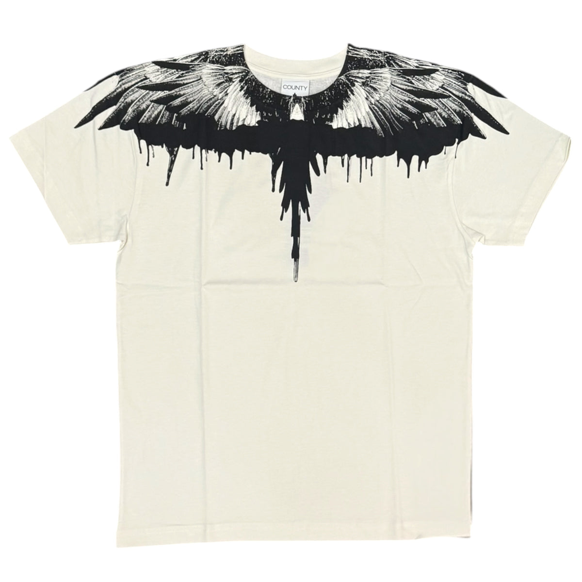 COUNTY OF MILAN- T-Shirt Uomo, (veste comoda), Col.Panna