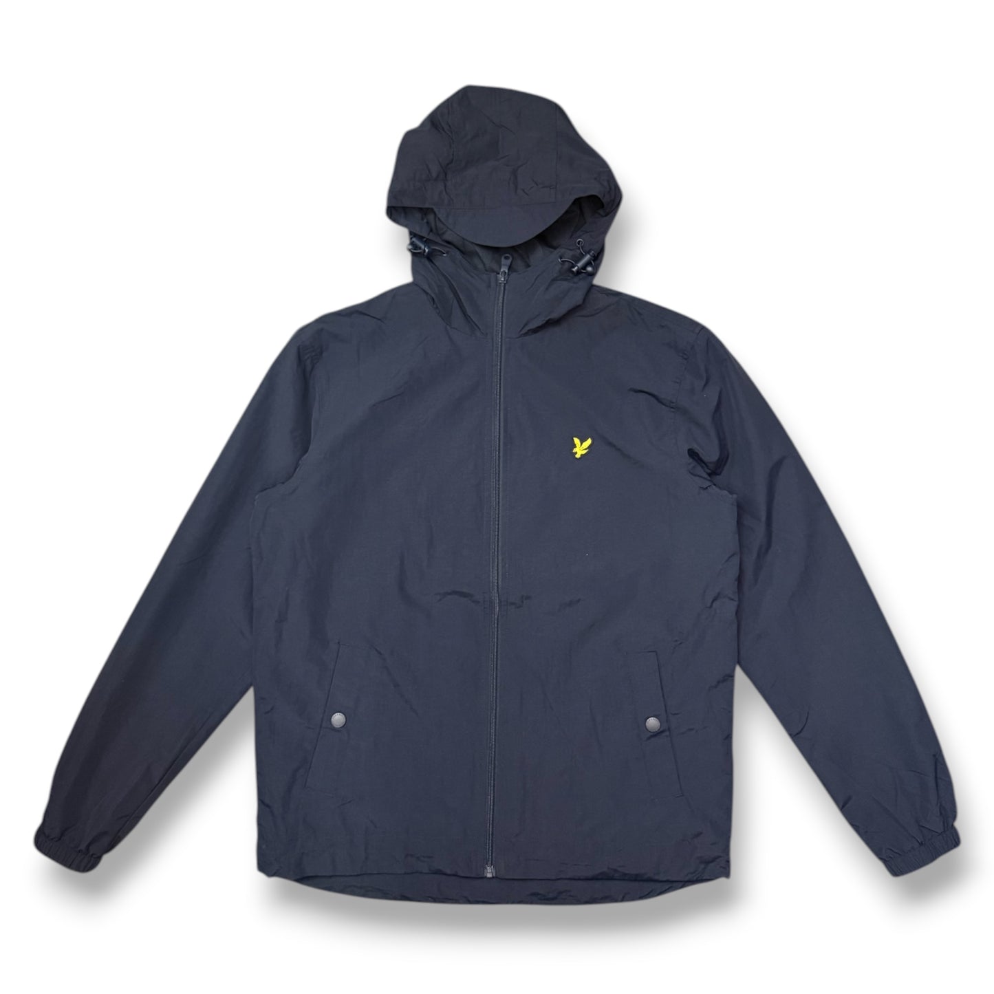 LYLE & SCOTT-Giubbotto Uomo, con cappuccio, mod.Zip through hooded Jacket, col.Dark Navy