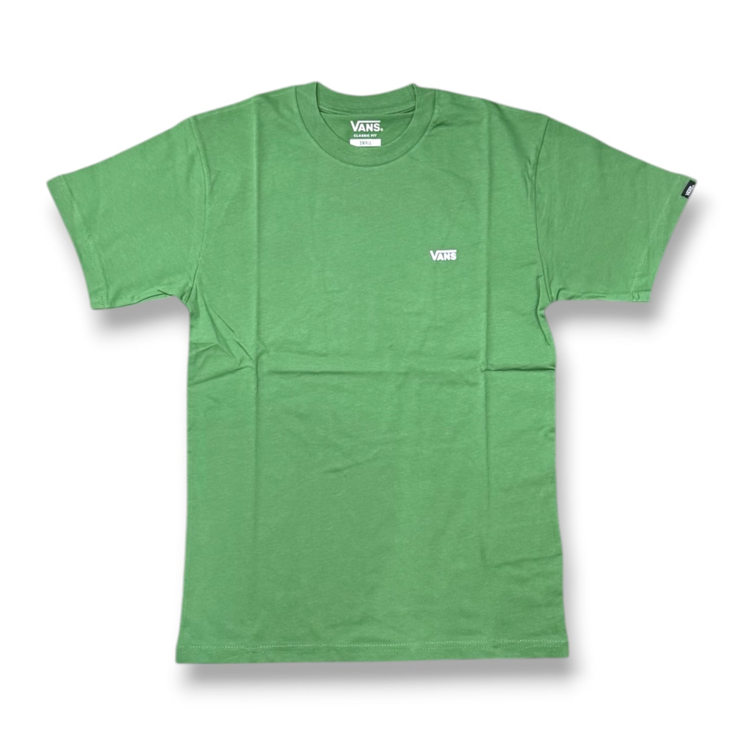 VANS- T-Shirt Uomo,Classic Fit con logo lato cuore, Col.Verde