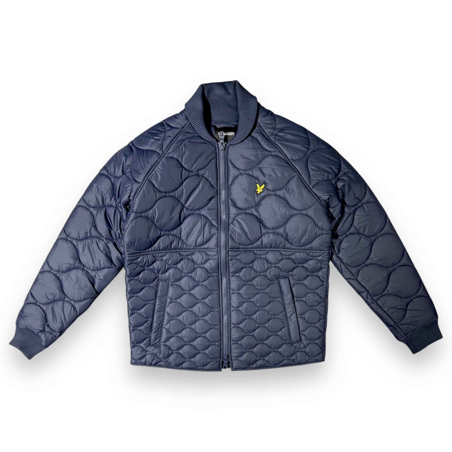 Giubbotto LYLE&SCOTT mod.trama ad onde, Col.Blu