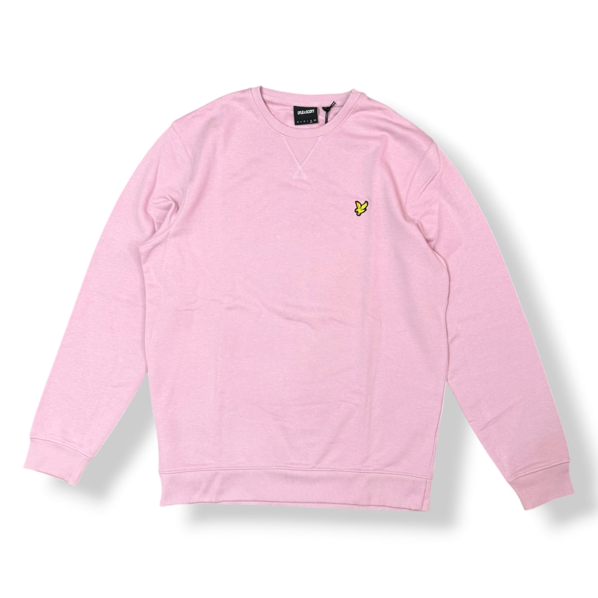 LYLE & SCOTT- Felpa Uomo girocollo, tex.cotone garzato, Col.Pink Light