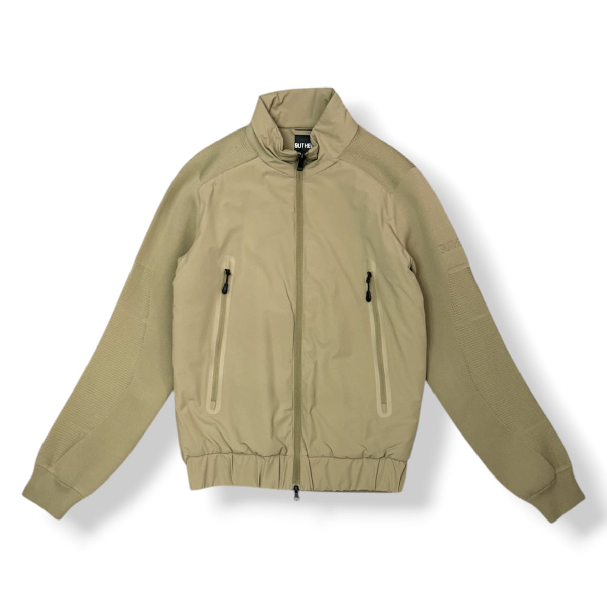 OUTHERE - Giubbotto Uomo con contrasto in maglina, mod.Eclipse, Col.Beige