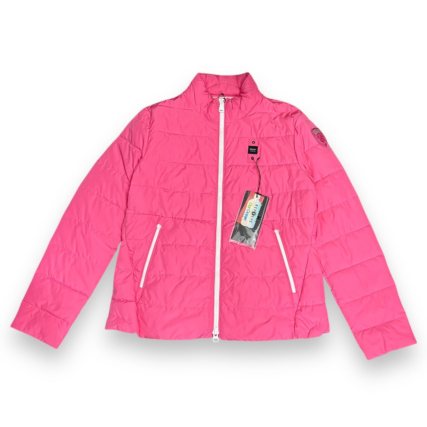 Giubbotto Blauer Donna, 70 grammi con zip a contrasto,(imbott.Ovatta), Col.Magenta
