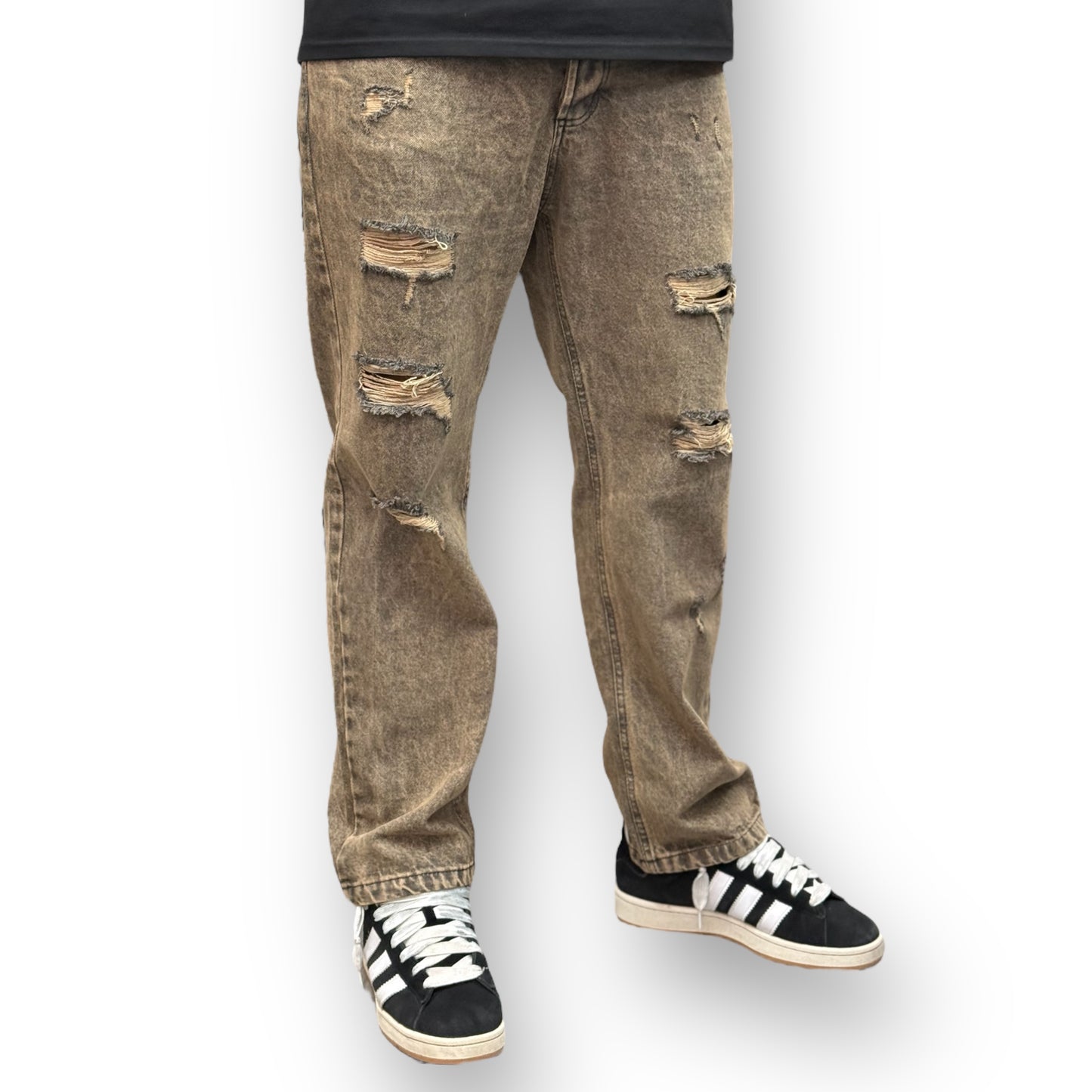 Jeans QBRICK Uomo (PT392), BaggyFit (veste comodo)