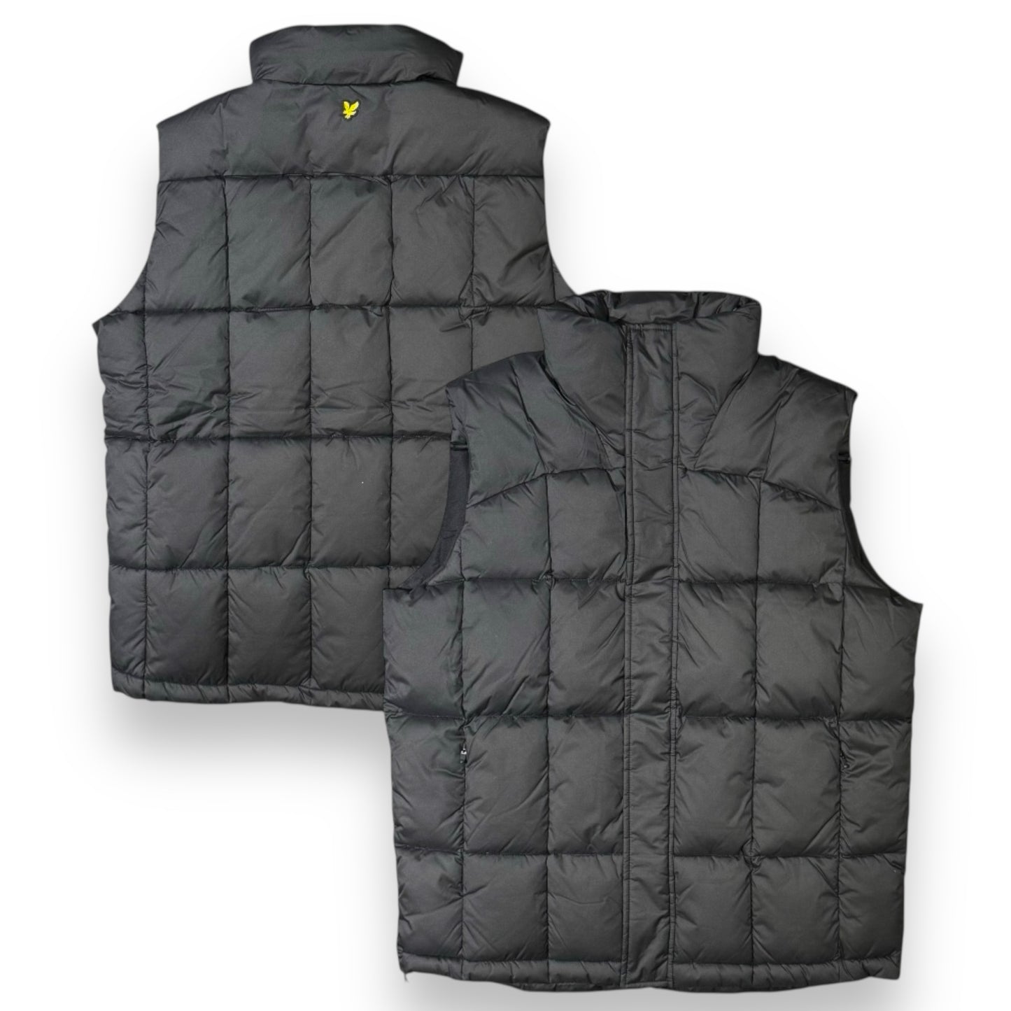 Giubbotto Smanicato LYLE & SCOTT Uomo, col. Jet Black (Quilted Pannelled Gilet)