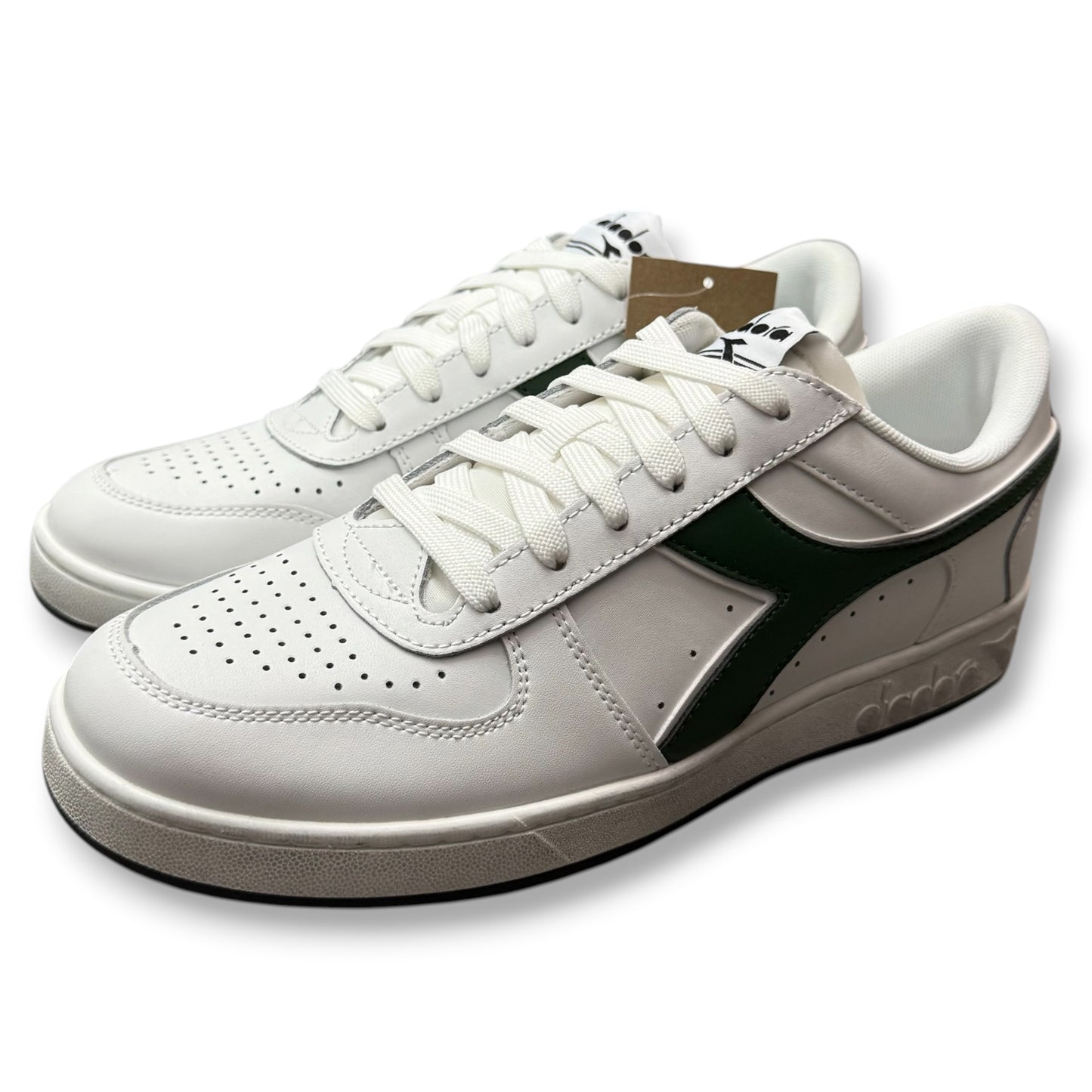 Scarpe DIADORA, mod.Magic Basket Low Icona, col.Bianco/Verde