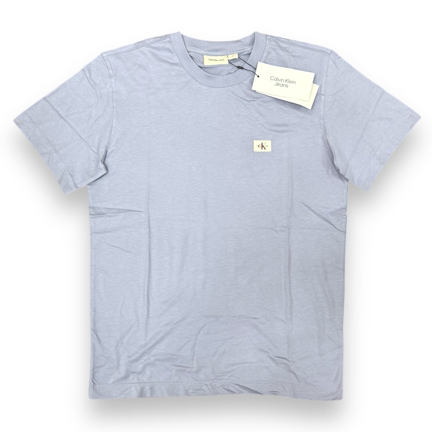 T-shirt CALVIN KLEIN, con logo lato cuore, Col.Aleutian (targhetta ck)