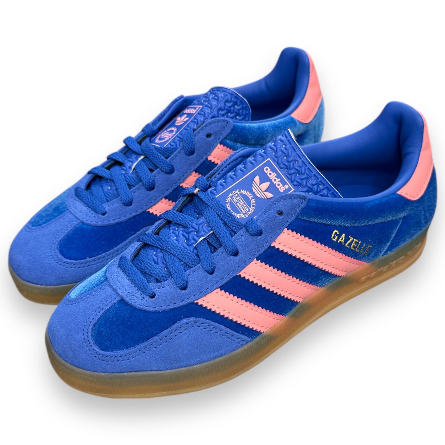 Scarpe GAZELLE INDOOR W, col.Royal/Rosa