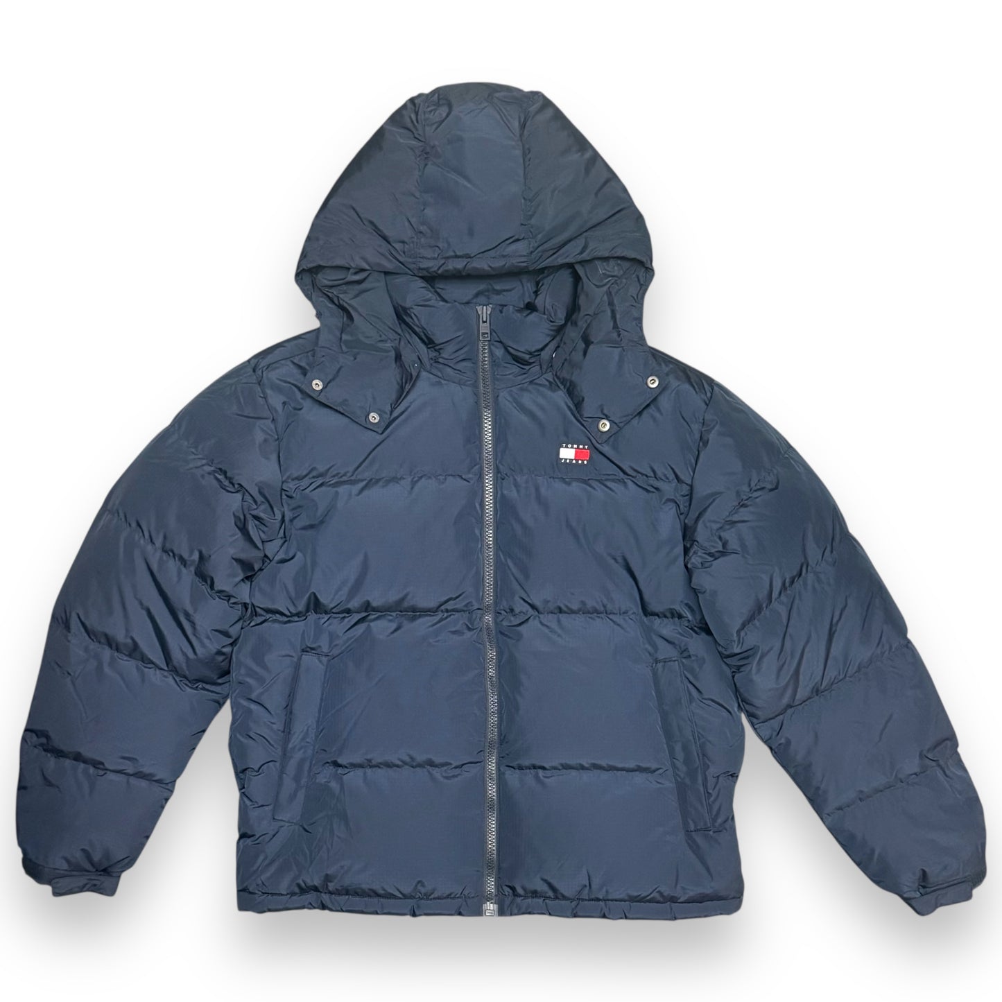 Giubbotto TOMMY HILFIGER Uomo, con cappuccio sganciabile, (veste grande, si consiglia una tg. In meno), col.Blu