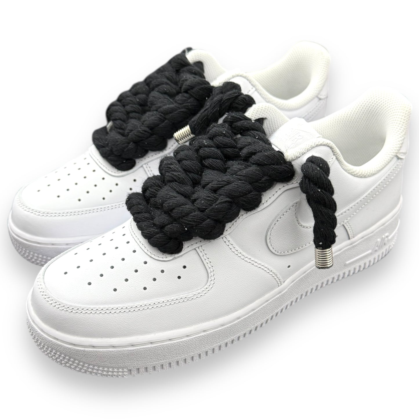 Scarpe AIR FORCE 1 ‘07 Rope Laces,col.Bianco/Nero