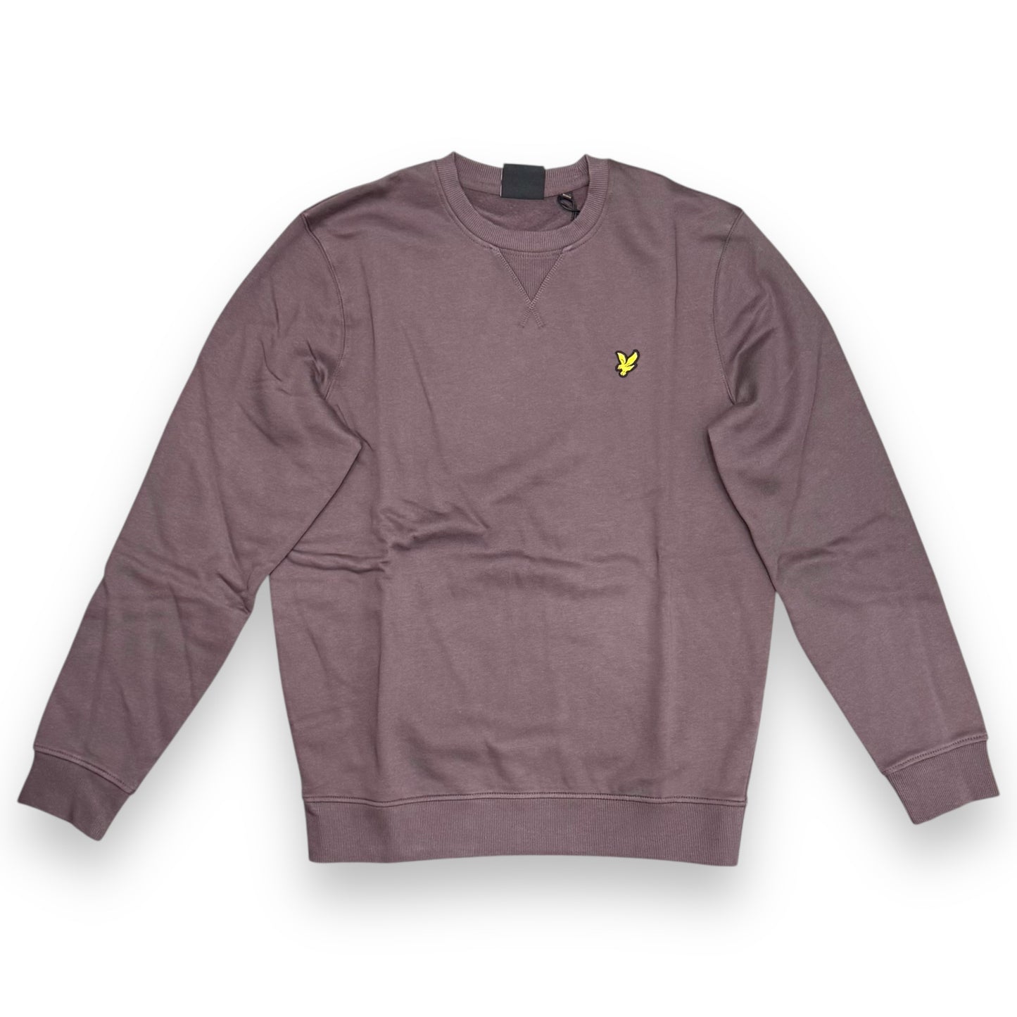 Felpa LYLE&SCOTT girocollo in tex.felpato,col.Espresso