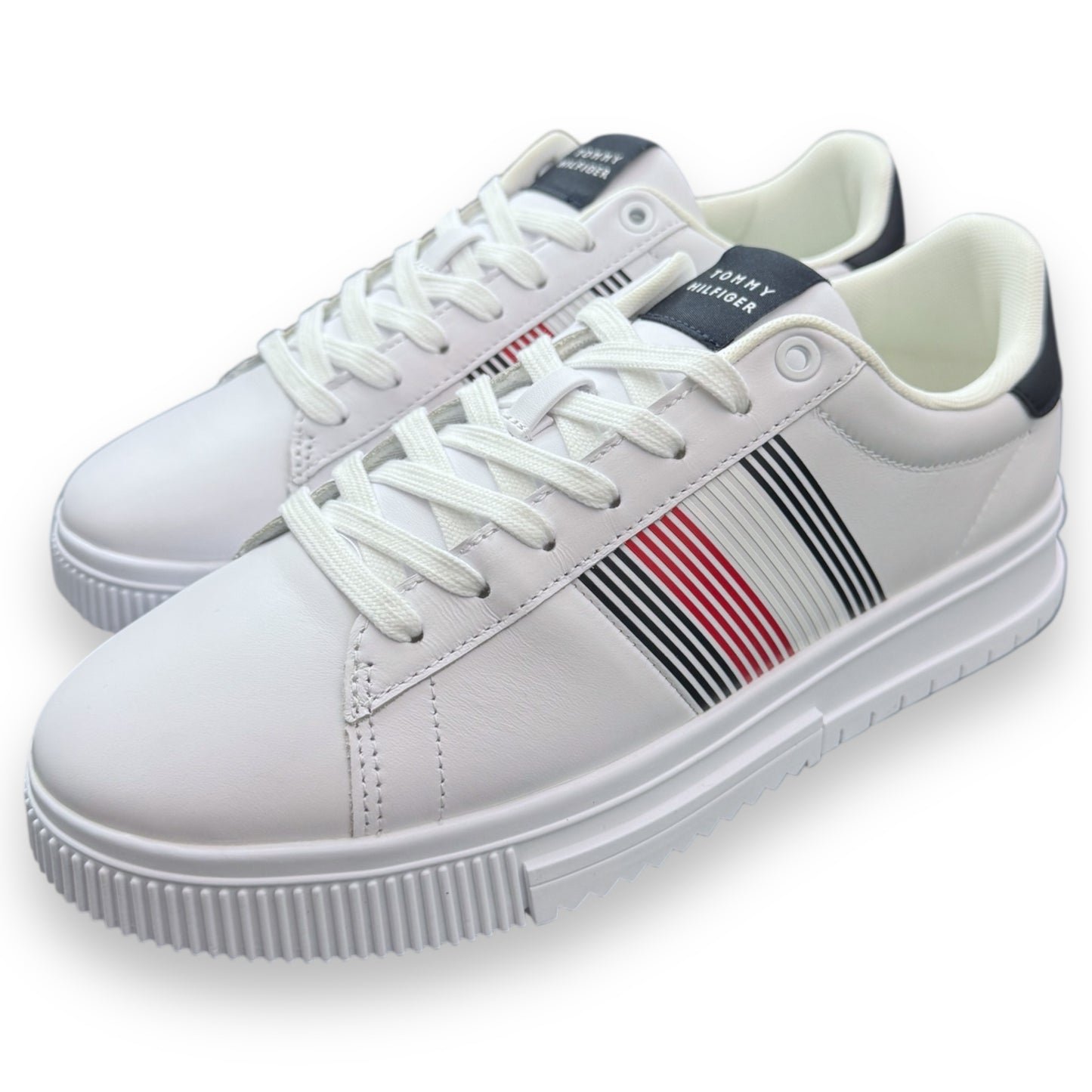 Scarpe TOMMY HILFIGER Uomo, mod.Supercup LTH Seasonal, col.Bianco