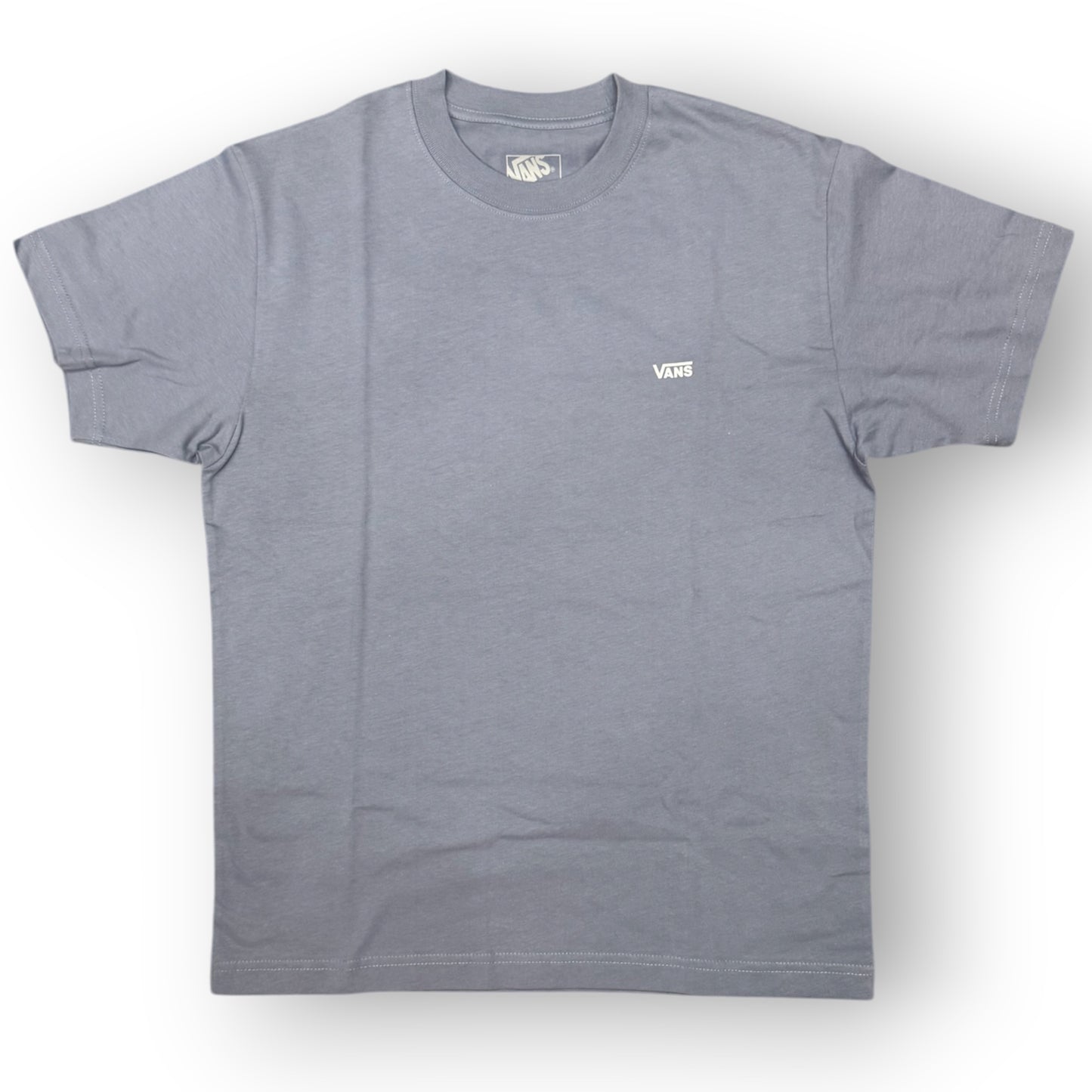VANS- T-shirt Uomo, con logo lato cuore, LooseFit, col.Glacial Slate