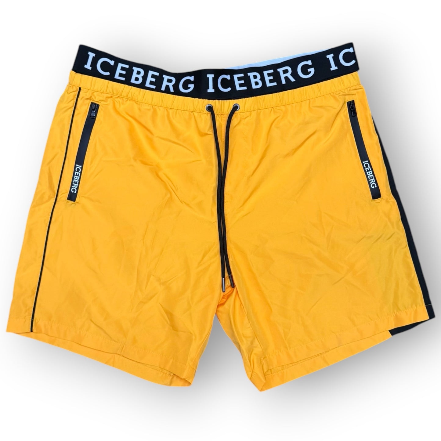 ICEBERG BEACHWEAR- Costume Uomo, con doppio elastico, col.Giallo