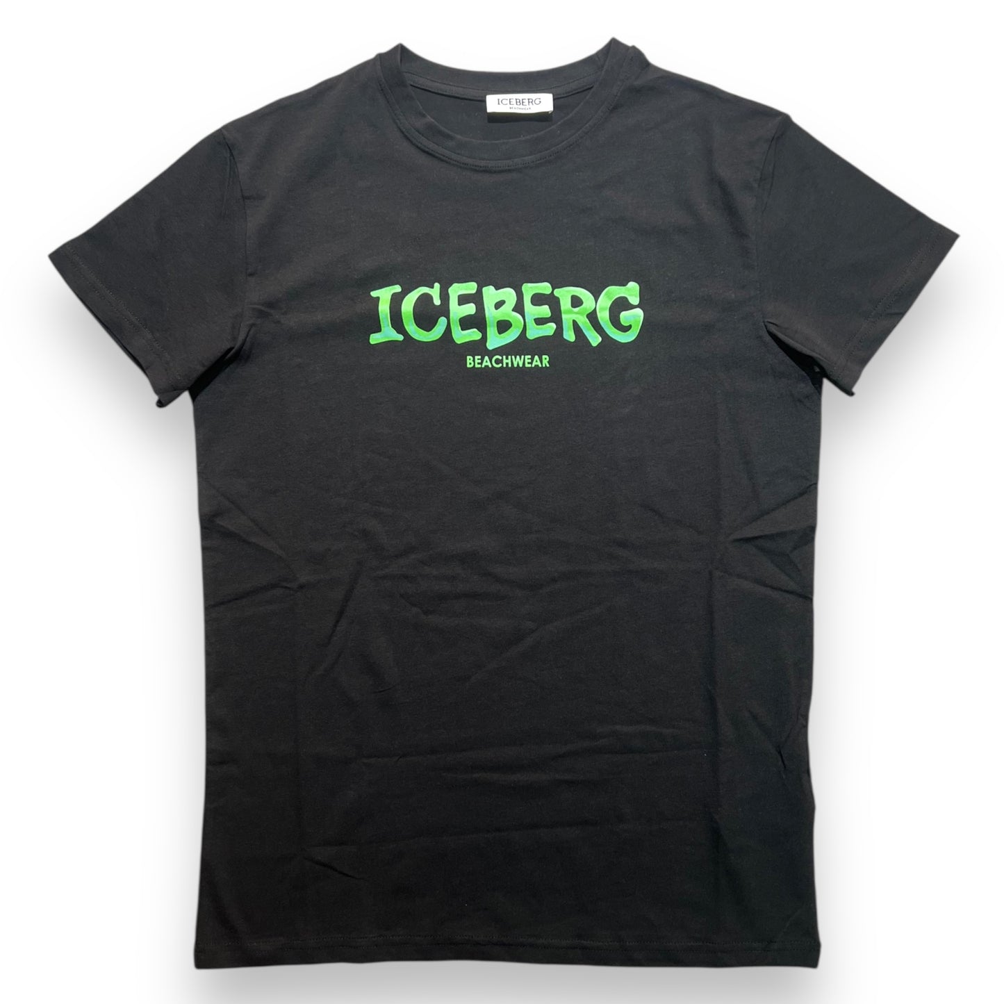T-shirt ICEBERG, con stampa frontale, Col.Nero
