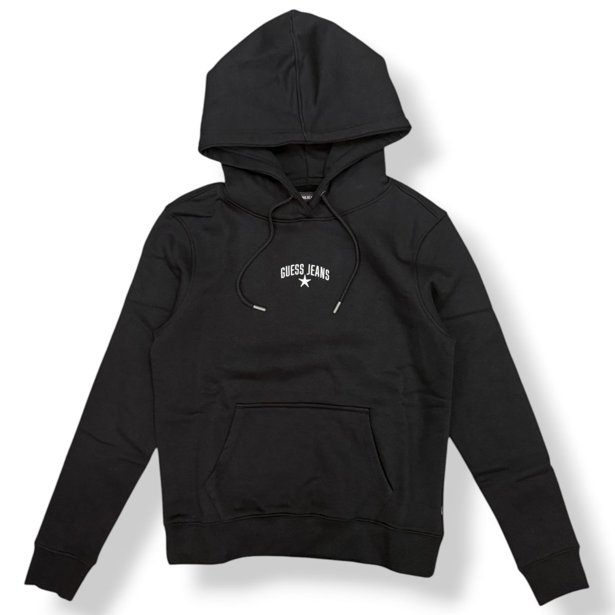 GUESS - Felpa Donna, con cappuccio, tex.Felpato, col.Nero