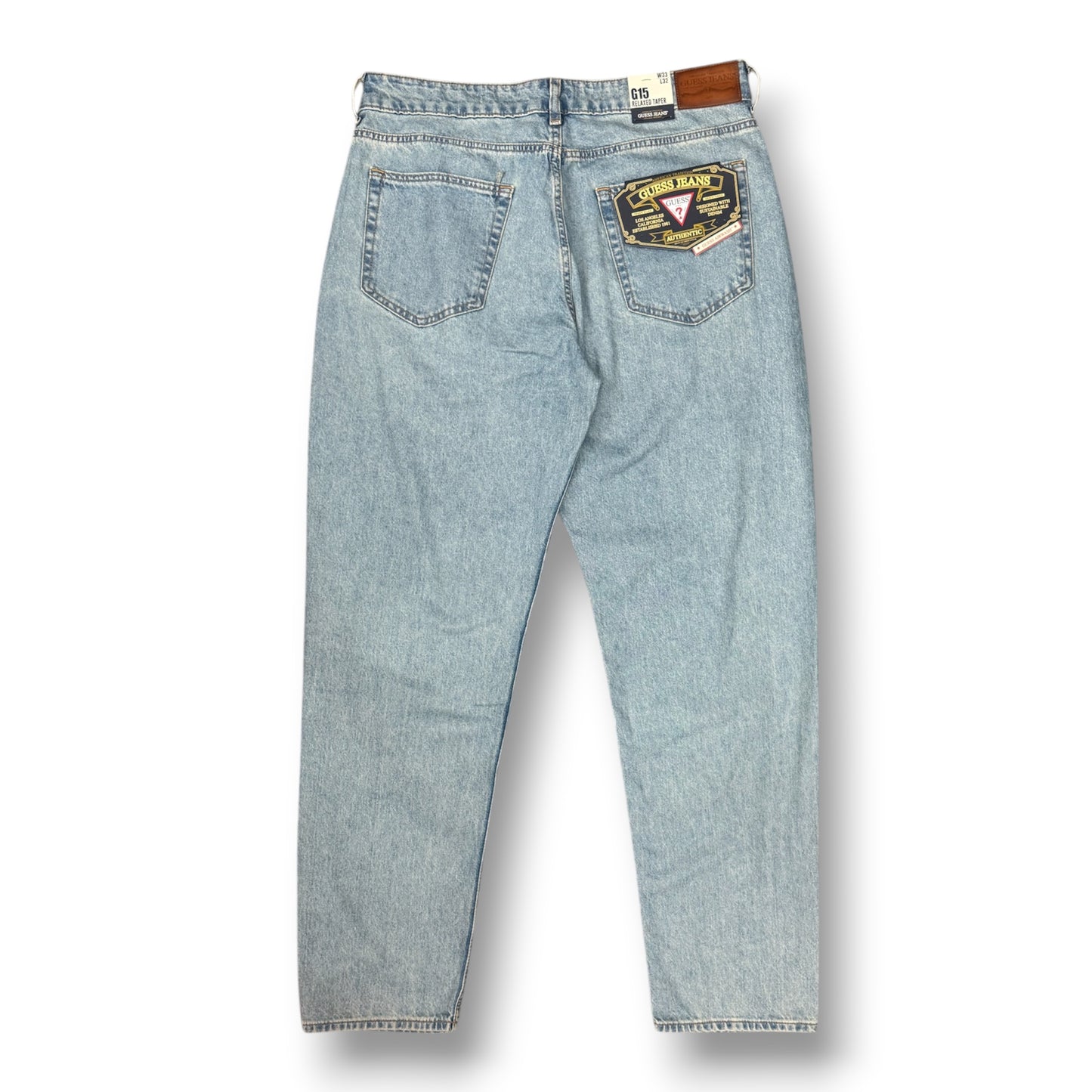 GUESS JEANS - Pantalone Uomo, mod.Relaxed Taper (L32)