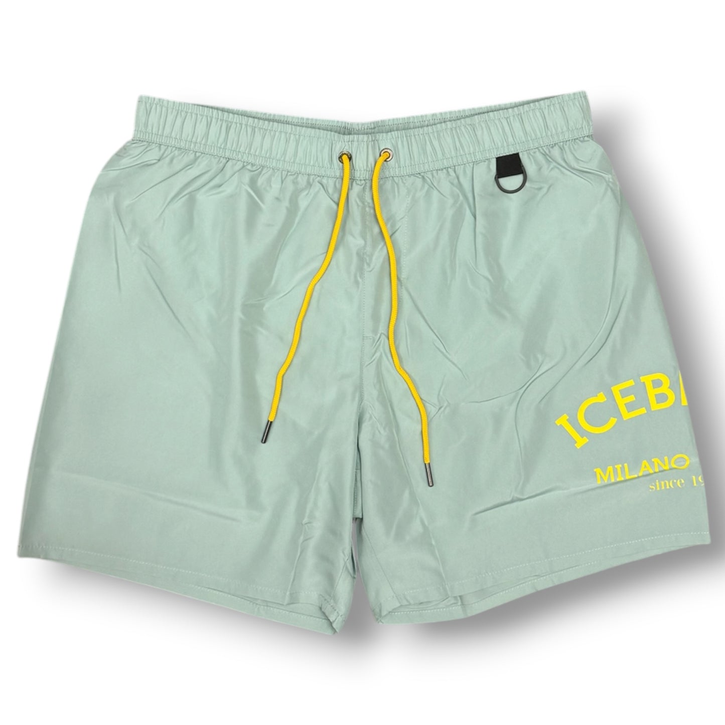 ICEBERG BEACHWEAR- Costume Uomo, con stampa, col.Menta
