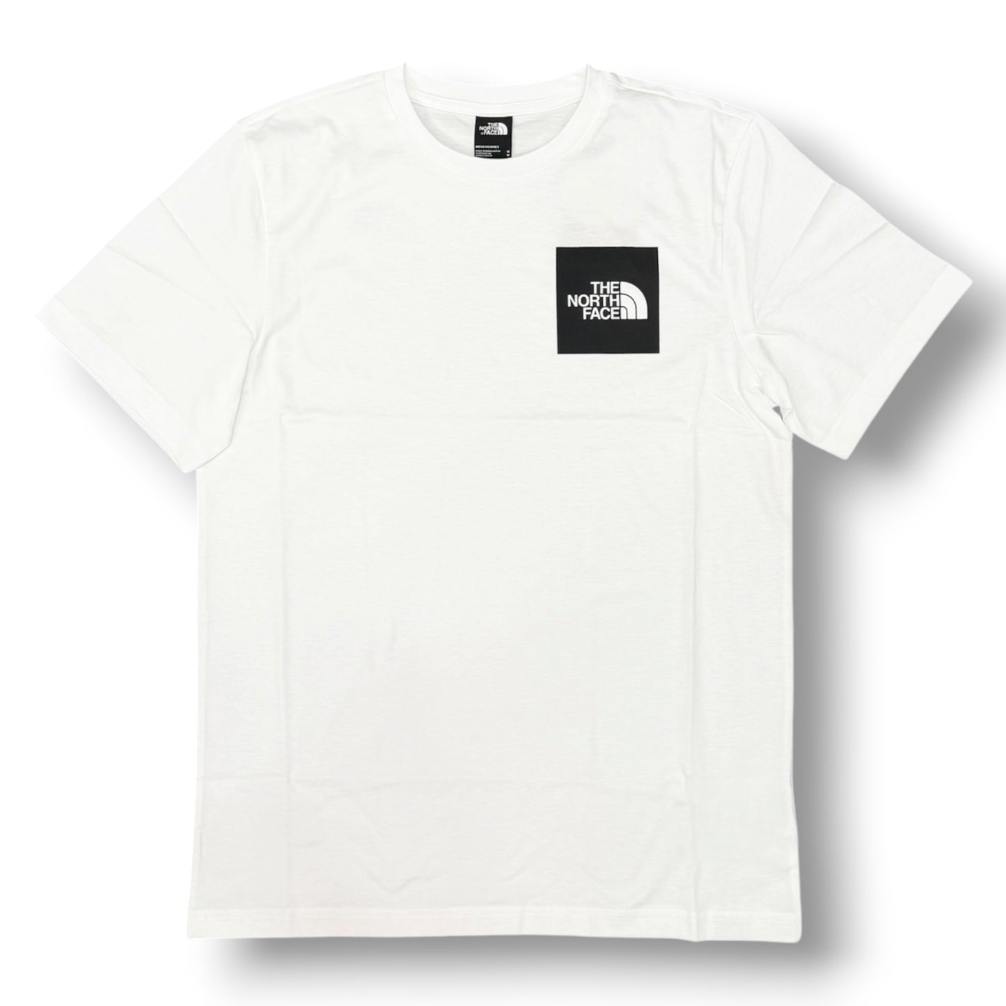 THE NORTH FACE- T-Shirt Uomo con logo quadrato lato cuore, Col.Bianco
