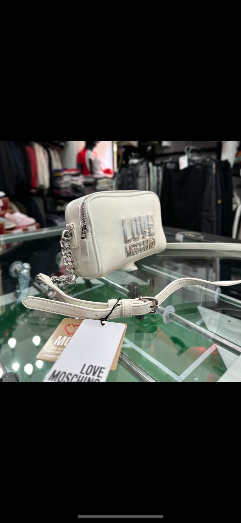 Borsa LOVE MOSCHINO, col.Bianco