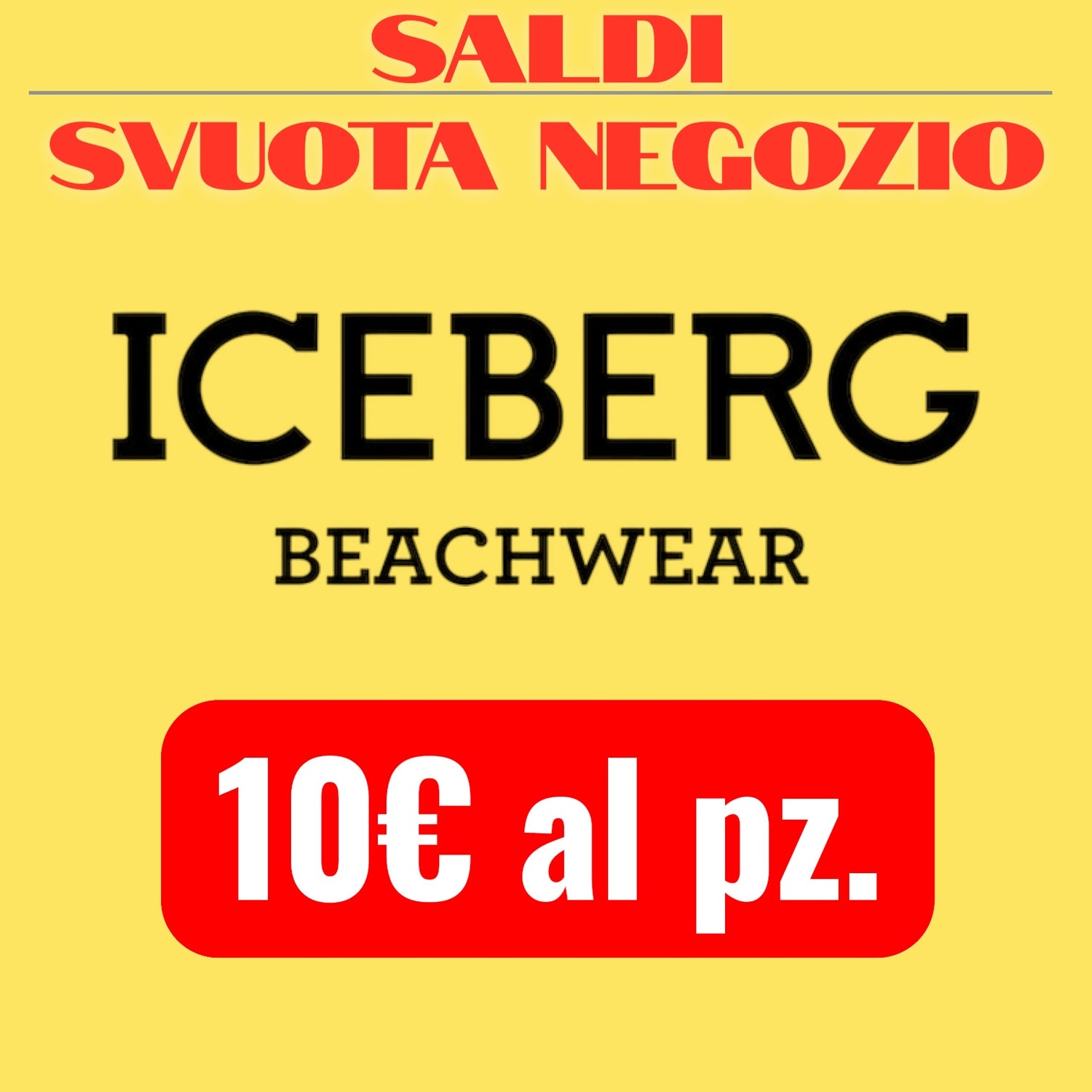 ICEBERG 10€ al pz.