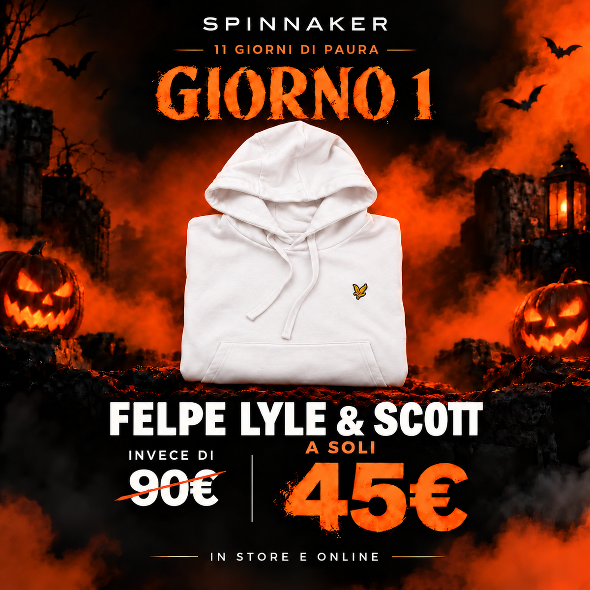 “GIORNO 1” Felpe LYLE&SCOTT 45€