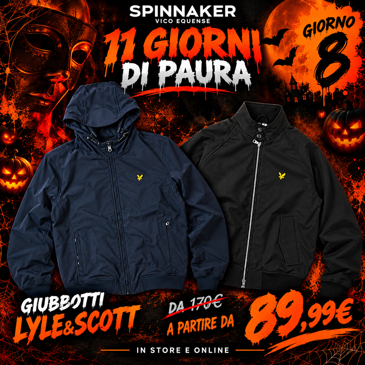 “Giorno 8” Giubbotti LYLE&SCOTT da 89,99€