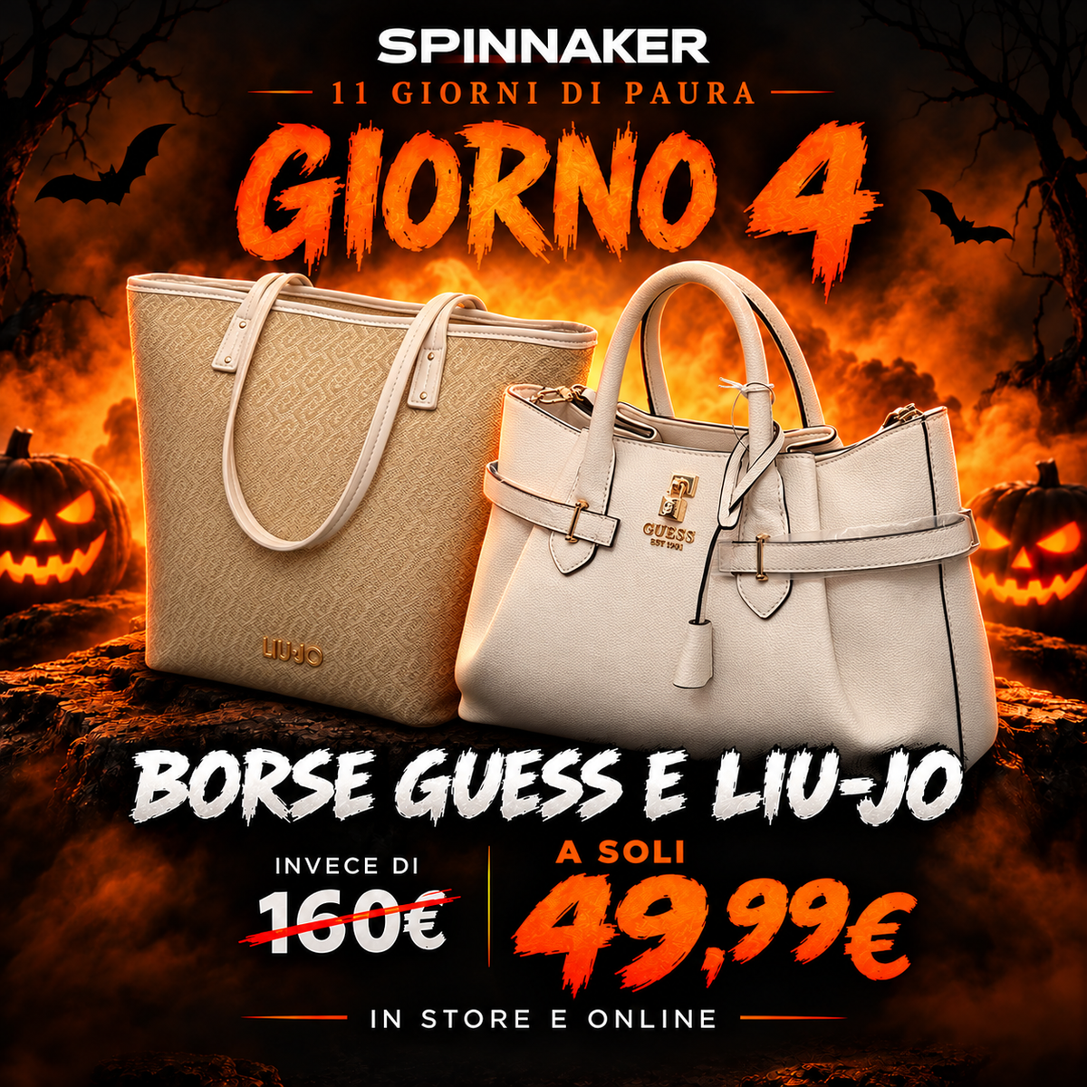 “Giorno 4” Borse GUESS/LIU-JO 49,99€