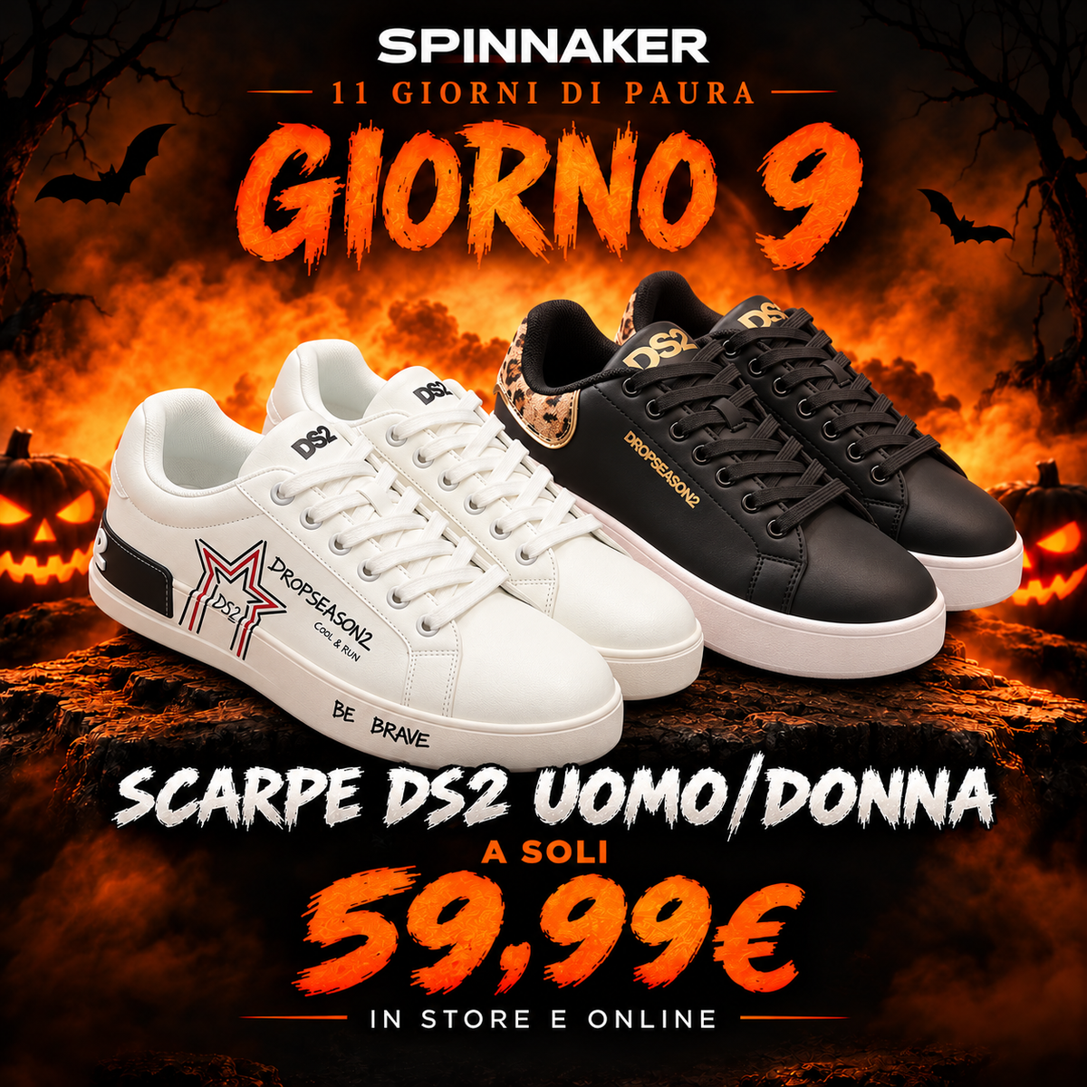 “Giorno 9” Scarpe Uomo/Donna DS2 a 59,99€